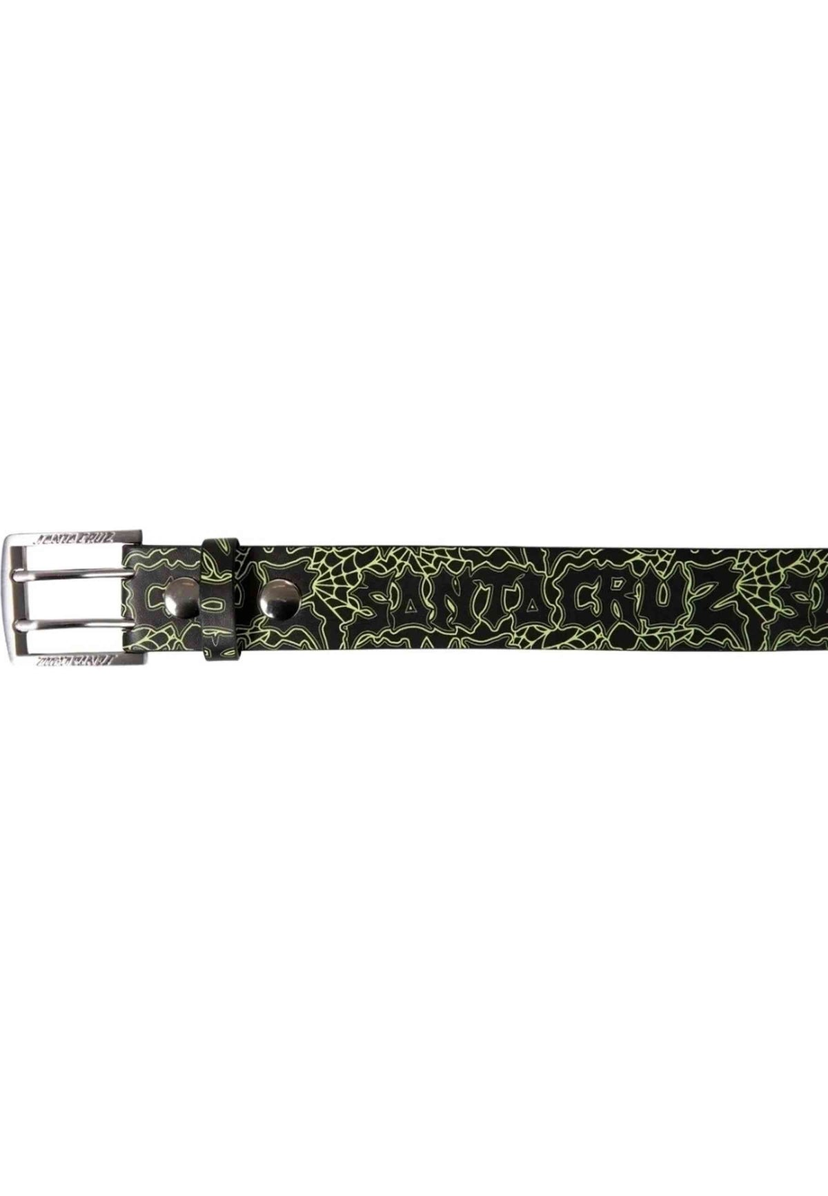 CINTURON SANTA CRUZ NEGRO GREEN WEB DUO BELT