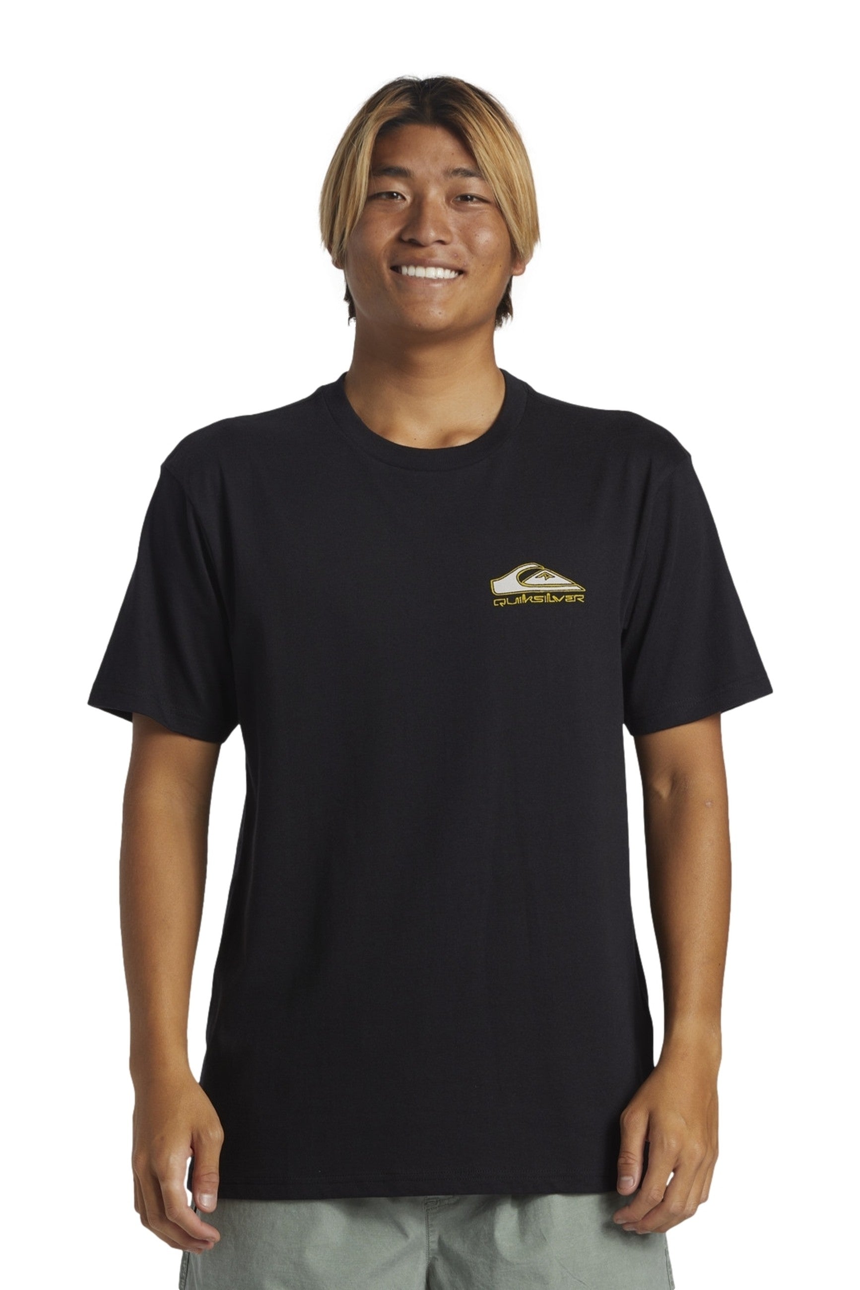 CAMISETA QUIKSILVER NEGRA STEP UP MOE TEE KVJ0