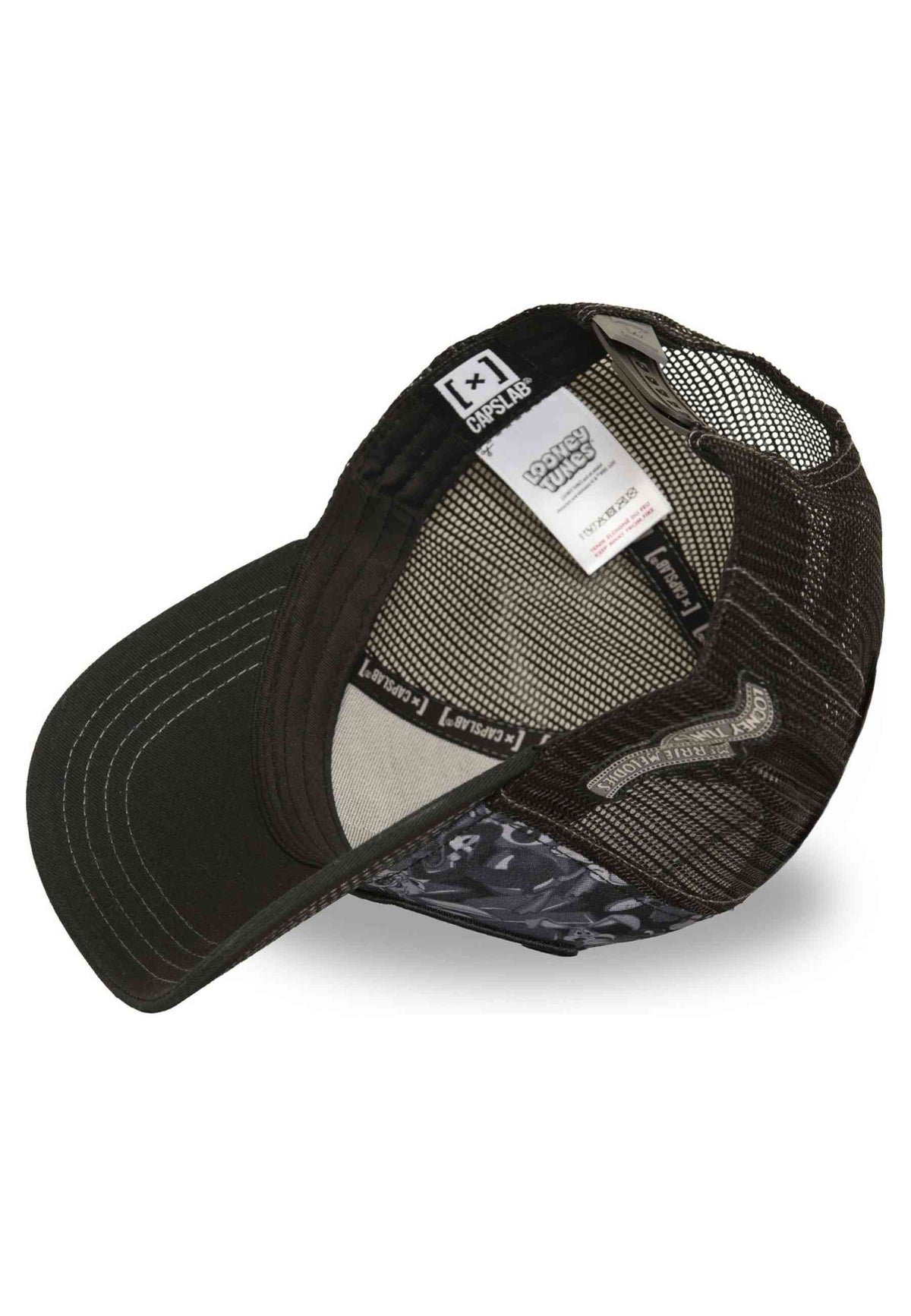 GORRA CAPSLAB NEGRA BUGS/DAFFY DUO TRUCKER CAP