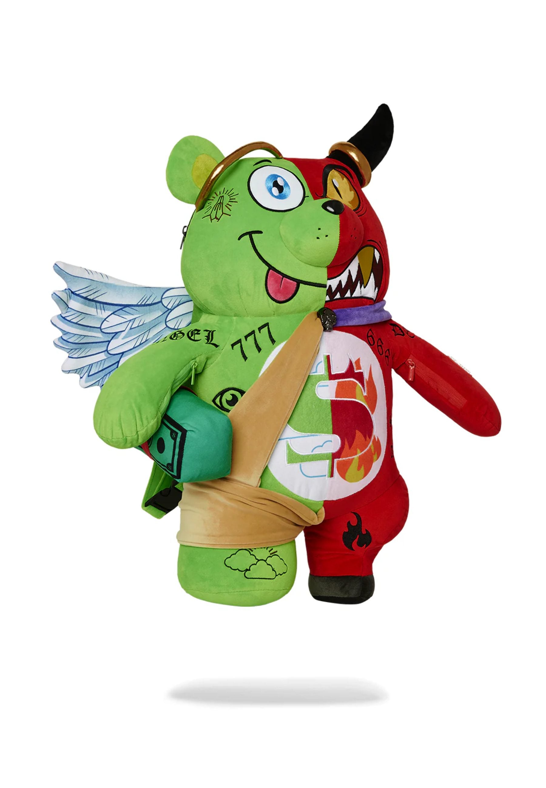 MOCHILA SPRAYGROUND MAKE MONEY BEAR BAKCPACK