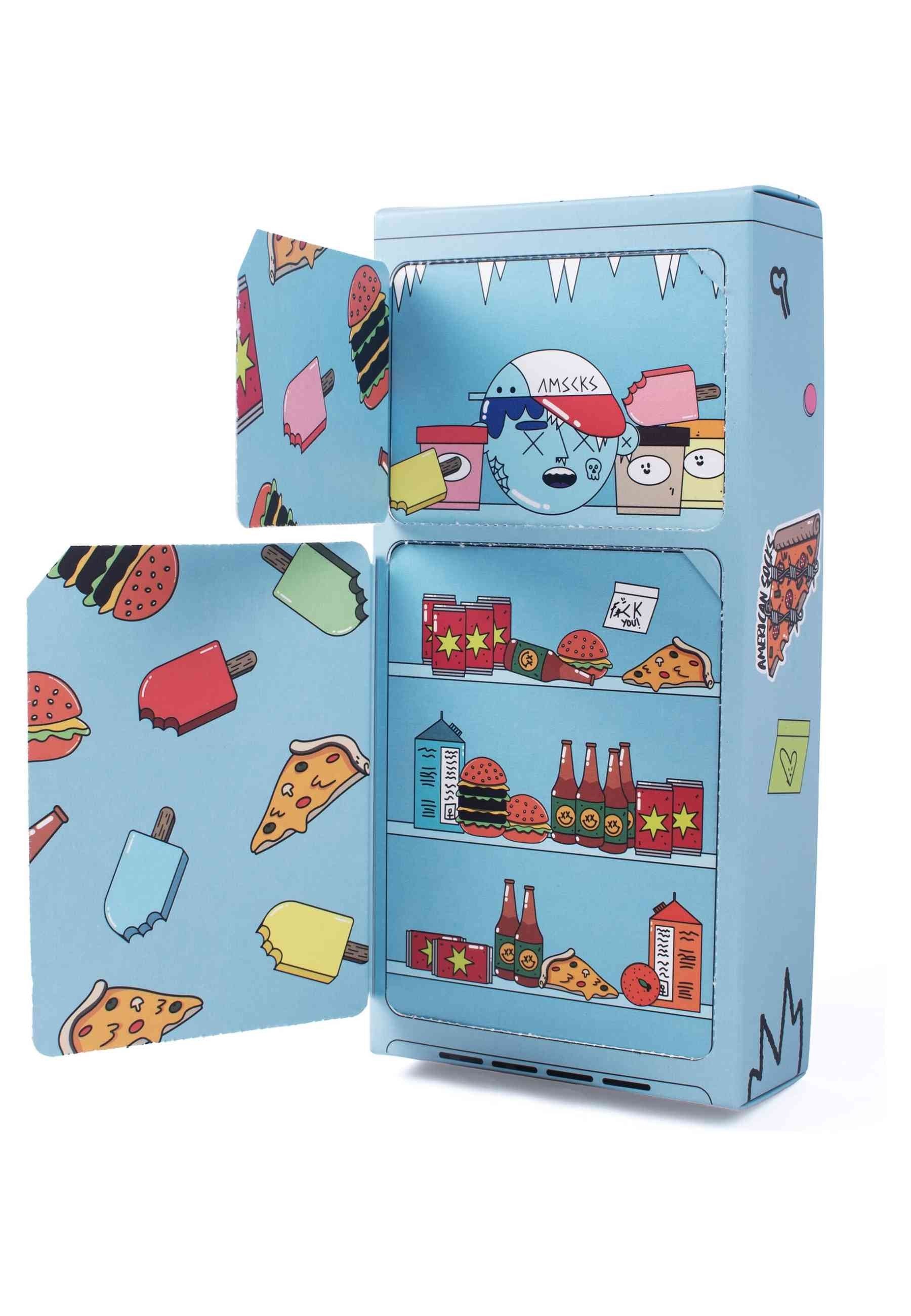 GIFT BOX AMERICAN SOCKS FRISTY FRIDGE SIGNATURE MID HIGH