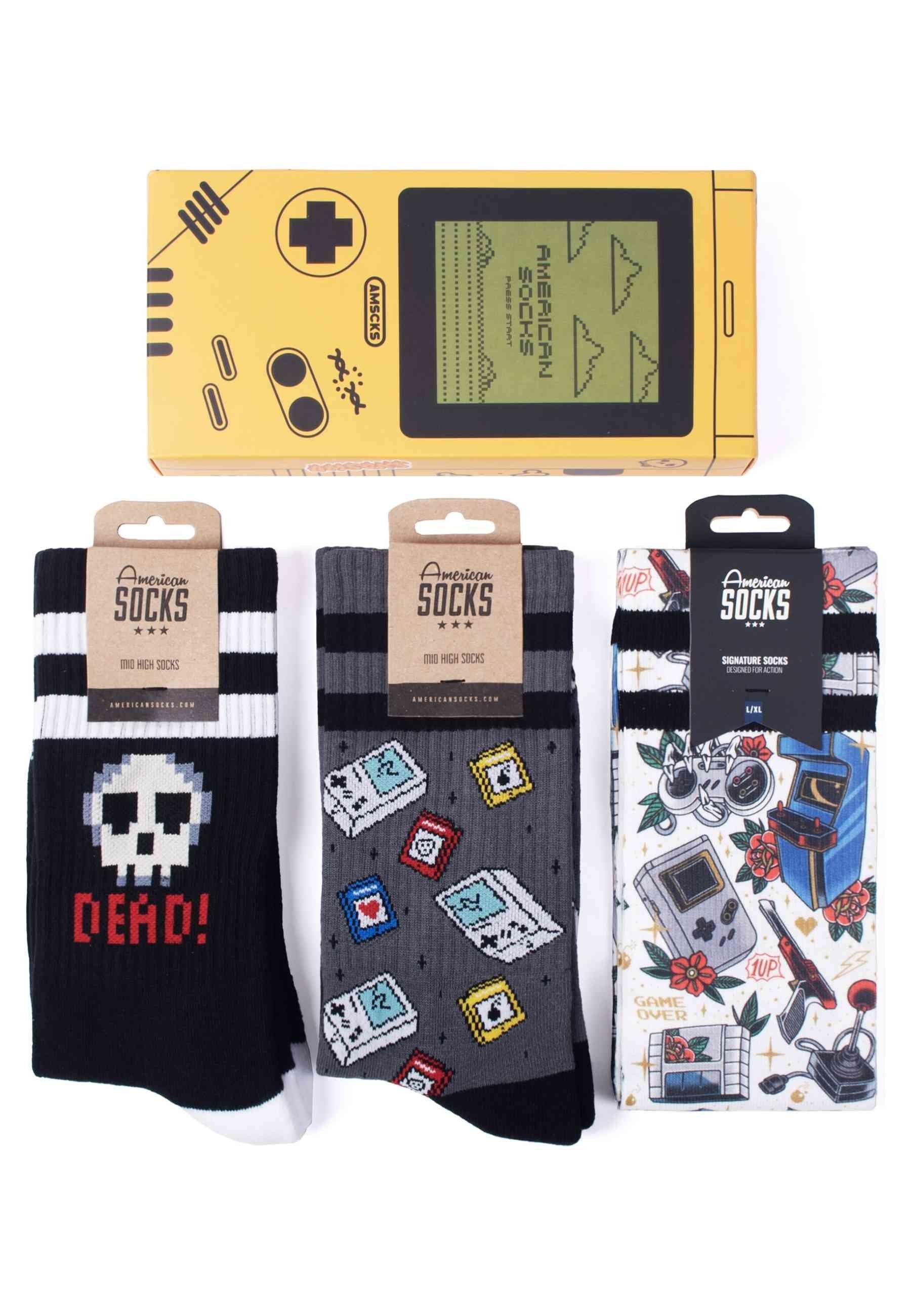 GIFT BOX AMERICAN SOCKS GAMER SIGNATURE MID HIGH