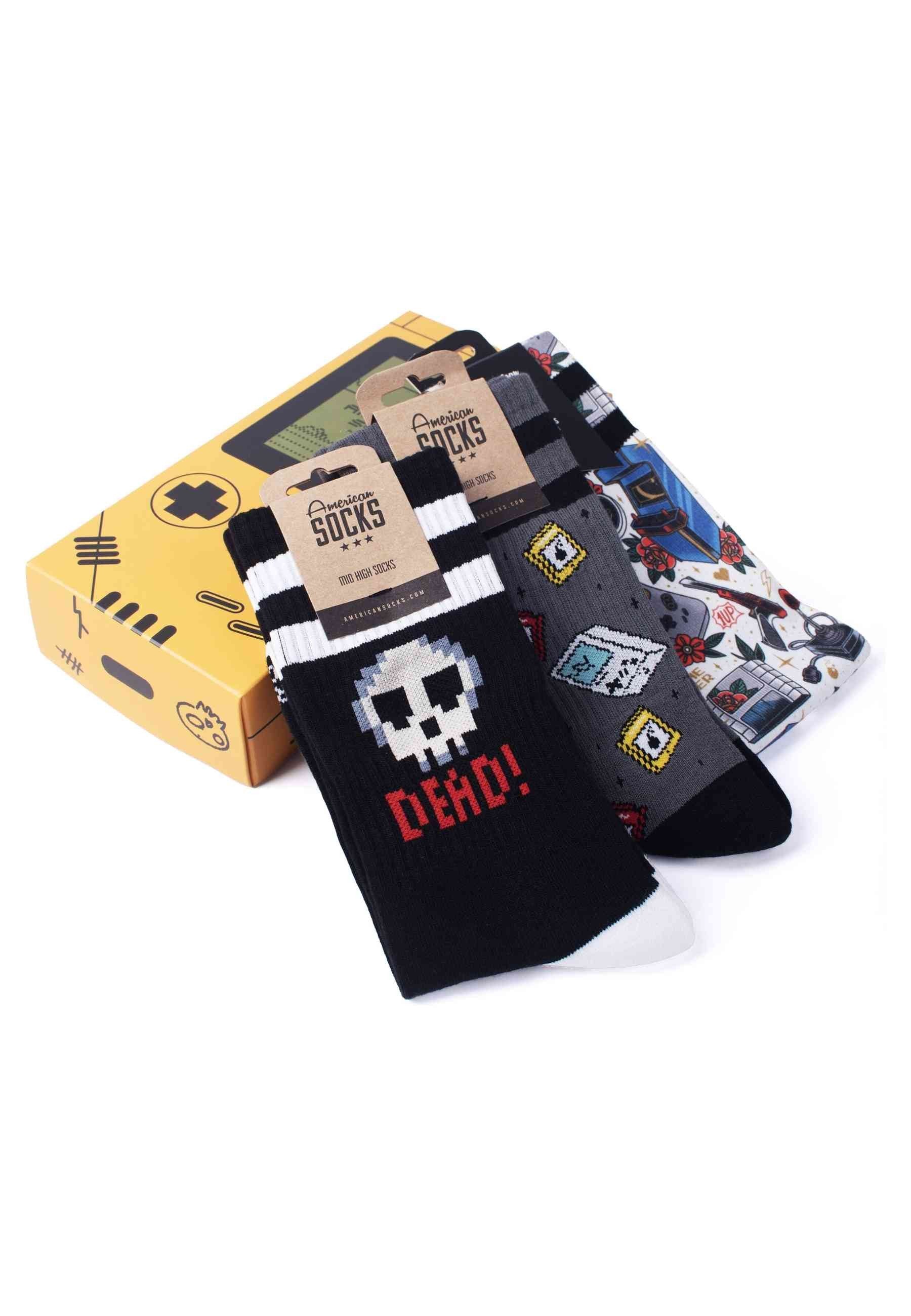 GIFT BOX AMERICAN SOCKS GAMER SIGNATURE MID HIGH
