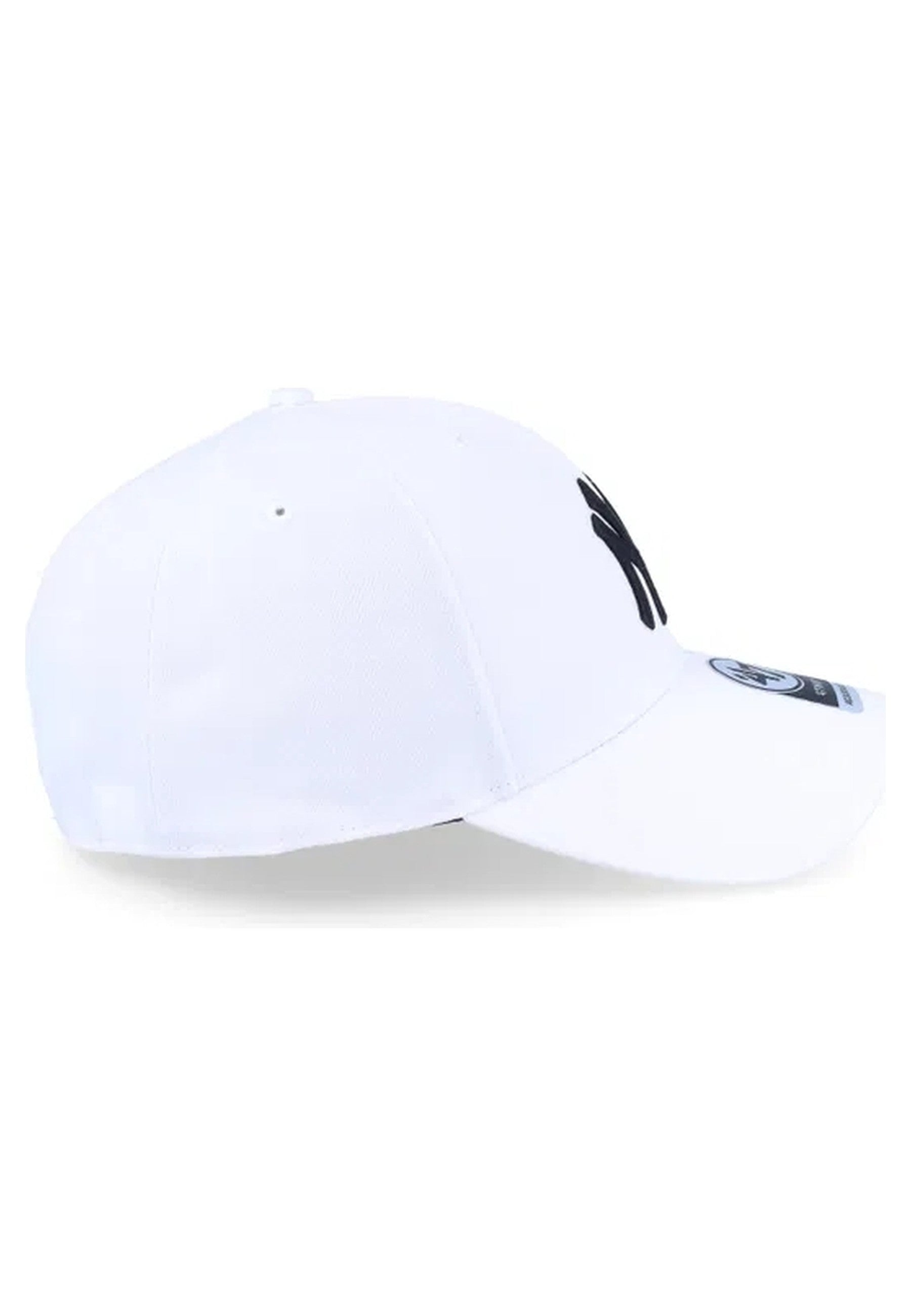 GORRA 47 BRAND BLANCA BORDADO YANKEES FRENTE VISERA CURVA