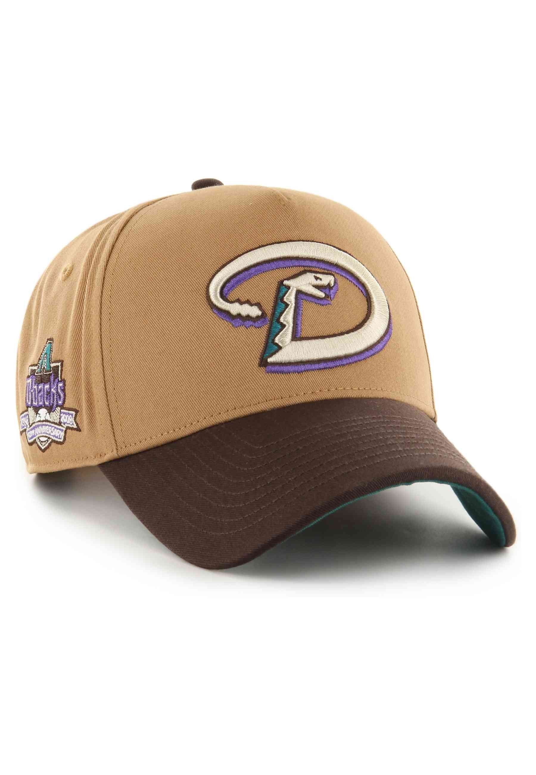 GORRA 47 BRAND CAMEL ARIZONA DIAMONDBACKS SIDE PATCH MVP CAP