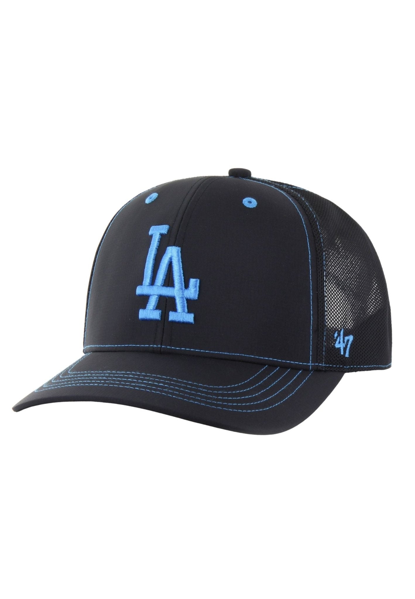 GORRA 47 BRAND NEGRA LOS ANGELES DODGERS BRRR TRUCKER CAP - AREA ZERO