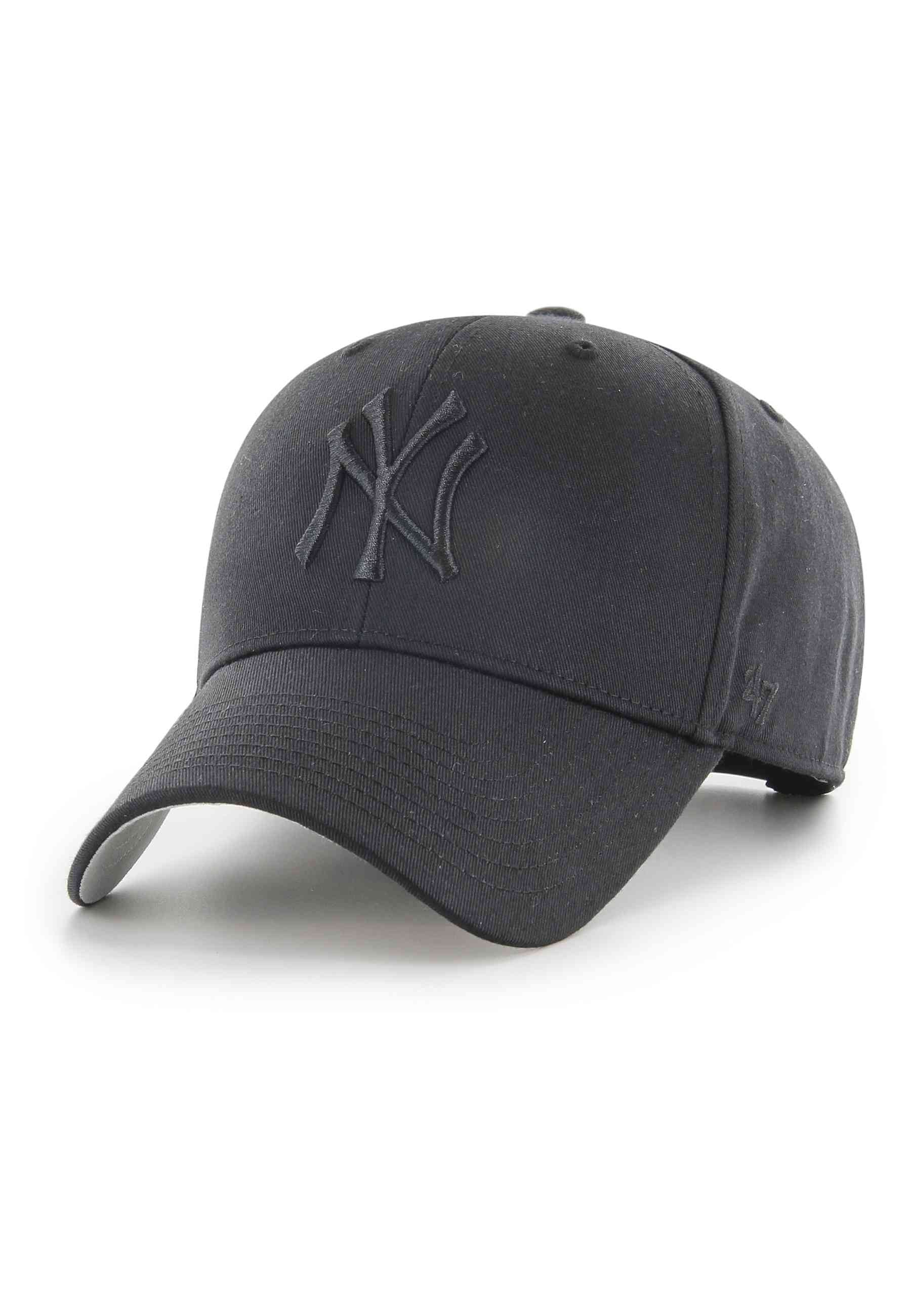 GORRA 47 BRAND NEGRA YANKKES BLACK ON BLACK MVP CAP