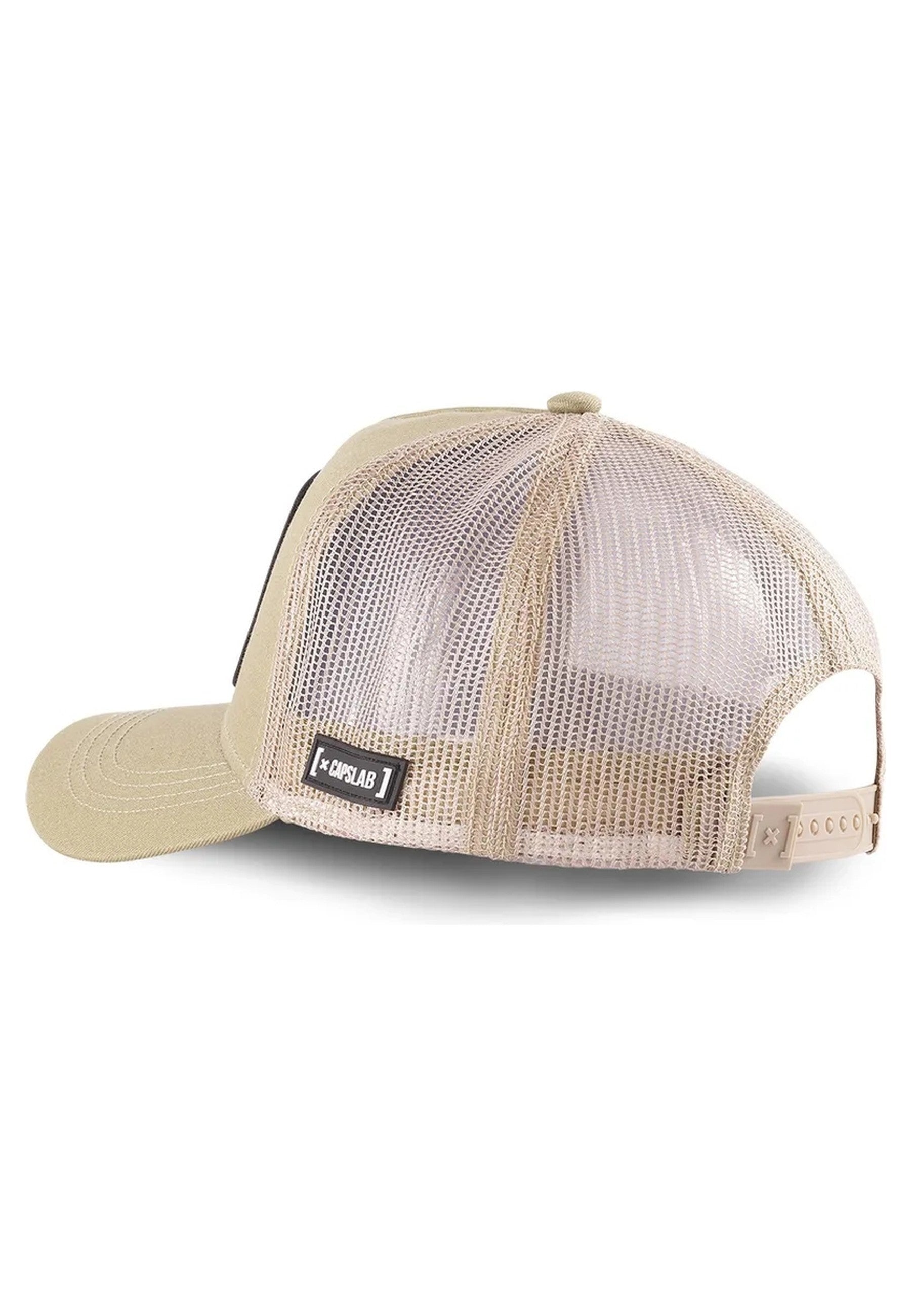 GORRA CAPSLAB BEIGE COYOTE LOO4 COY1 TRUCKER CAP