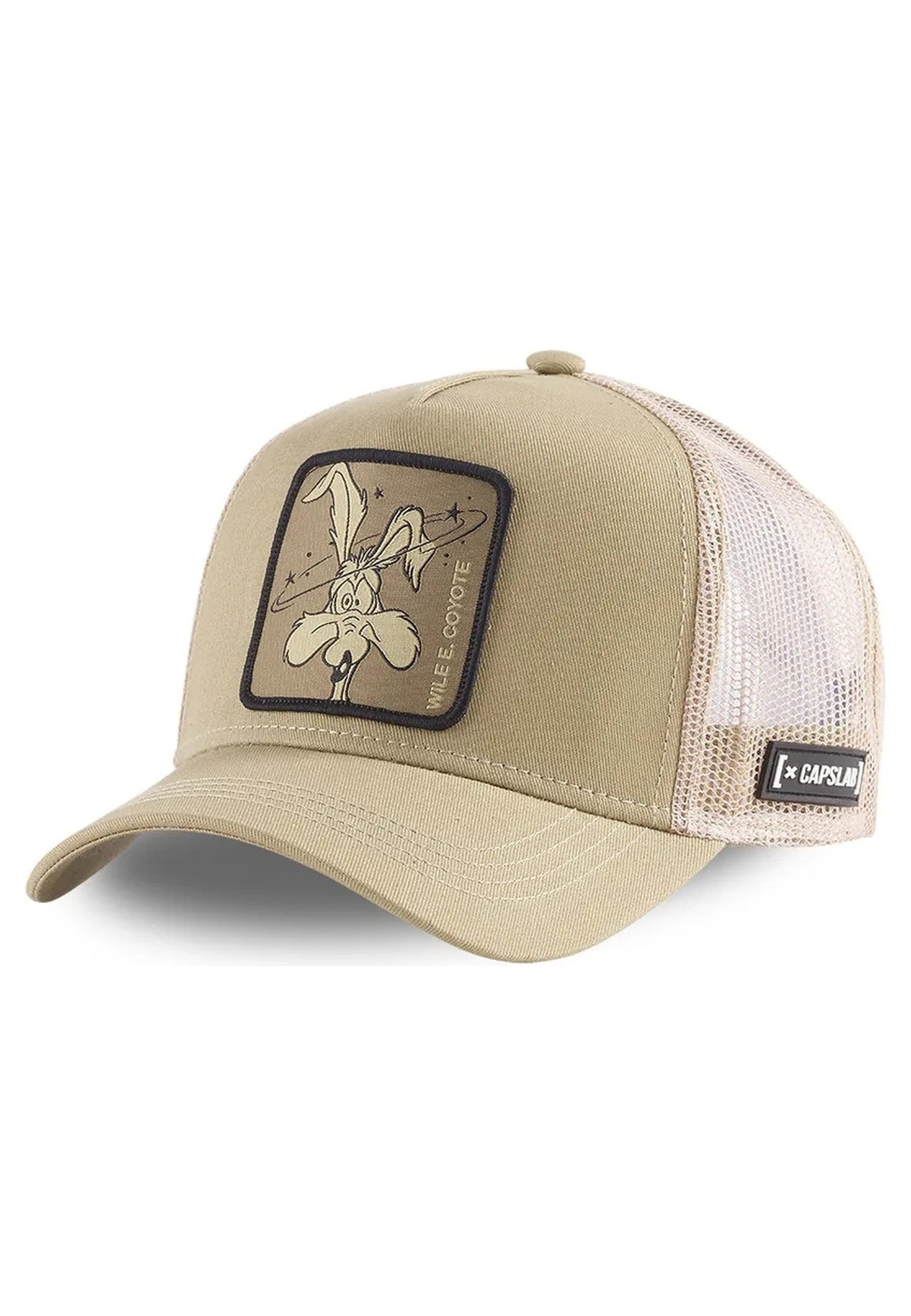 GORRA CAPSLAB BEIGE COYOTE LOO4 COY1 TRUCKER CAP