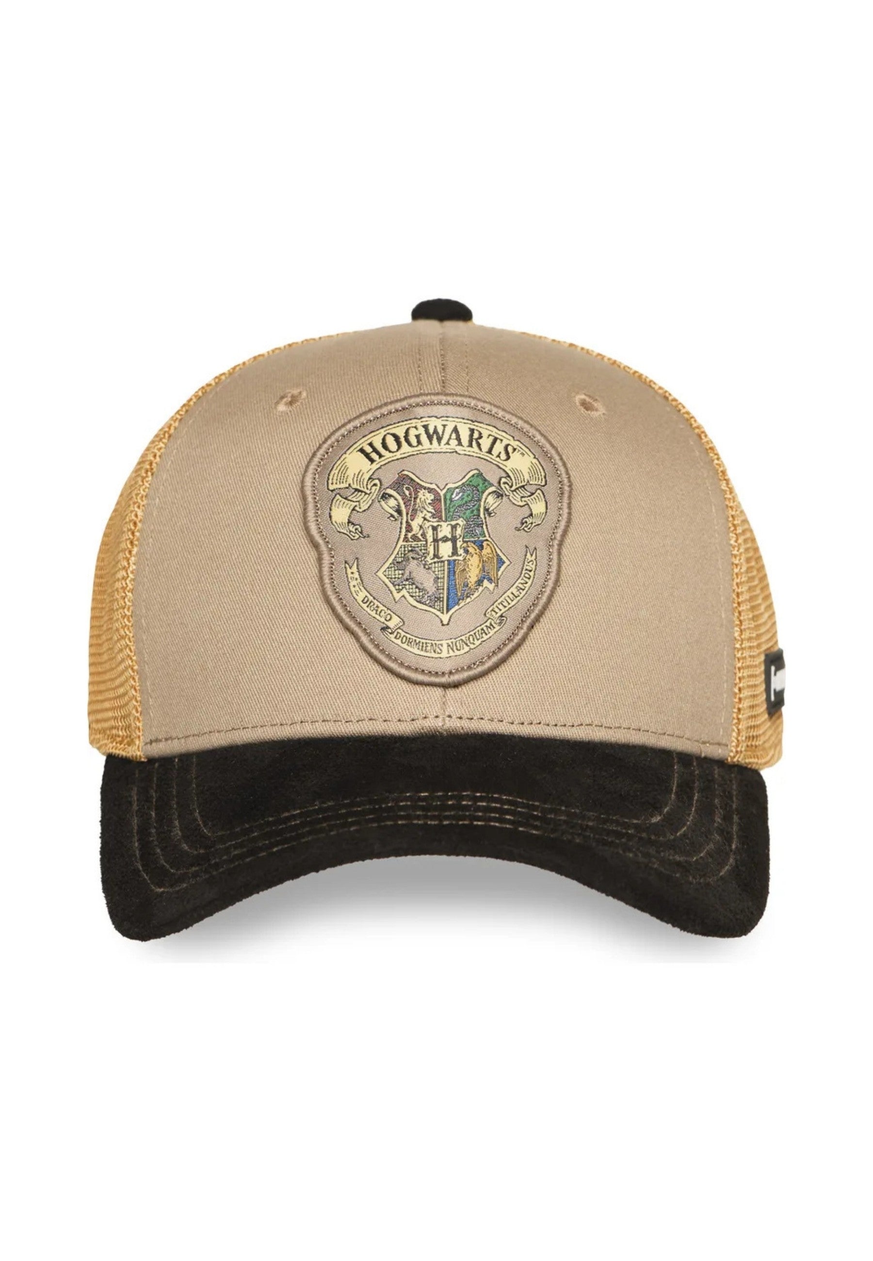 GORRA CAPSLAB BEIGE HOGWARTS HP3 HOG TRUCKER CAP