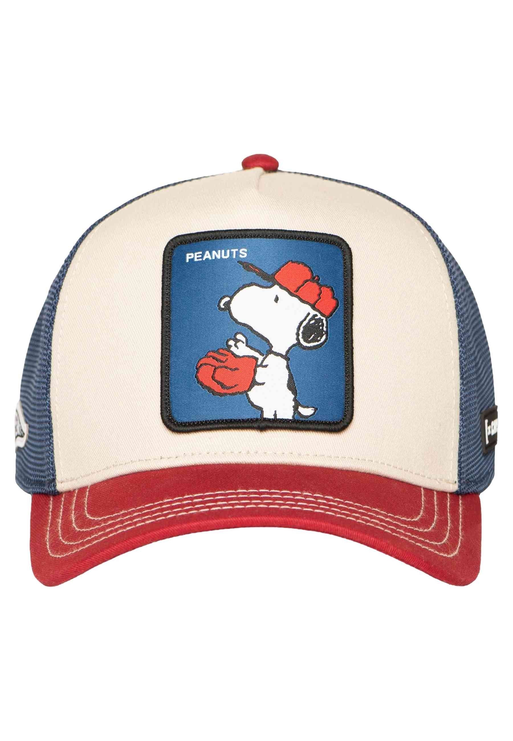 GORRA CAPSLAB BEIGE SNOOPY PEA6 VA2 TRUCKER CAP