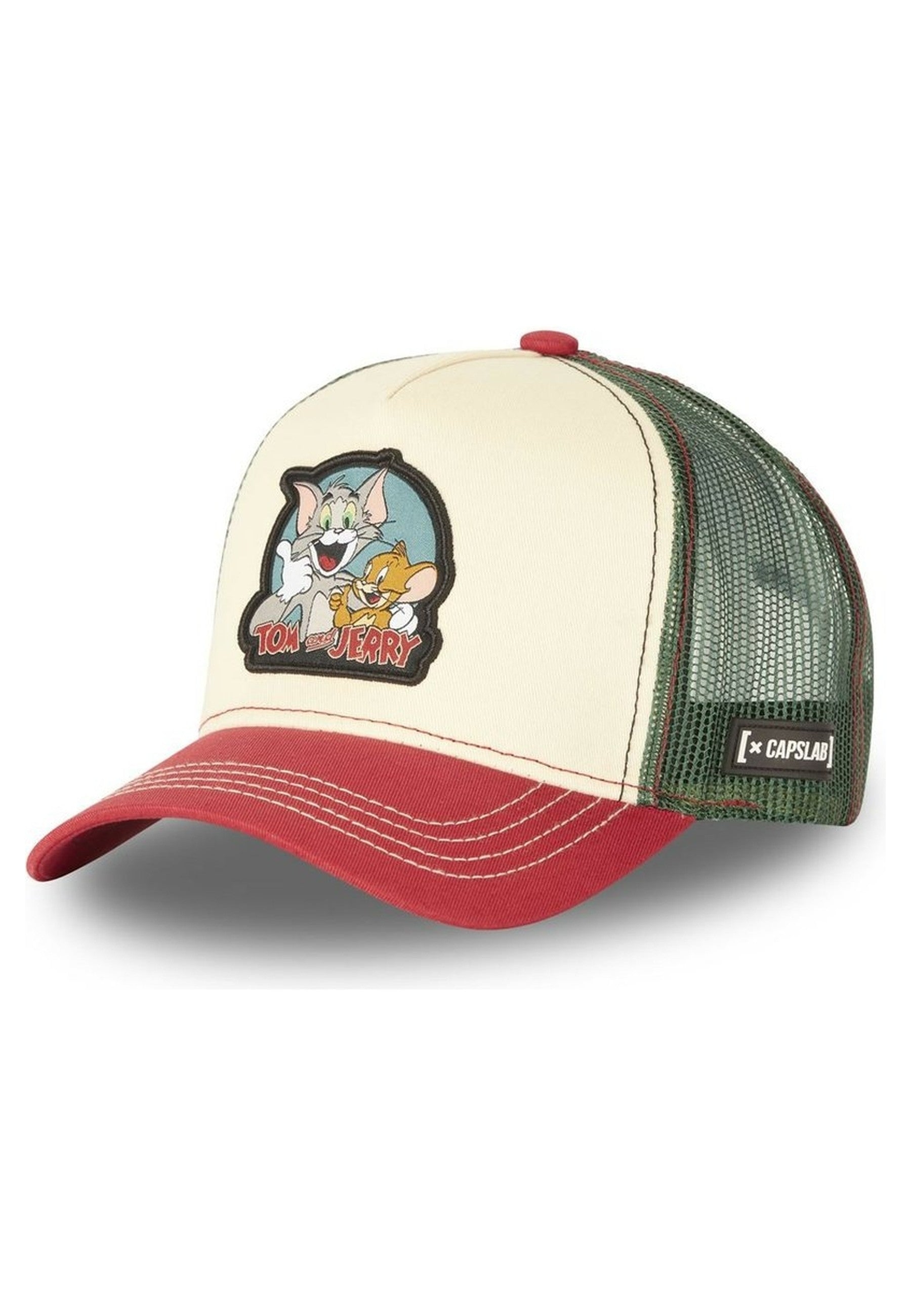 GORRA CAPSLAB BEIGE TOM Y JERRY TJ2 TRUCKER CAP