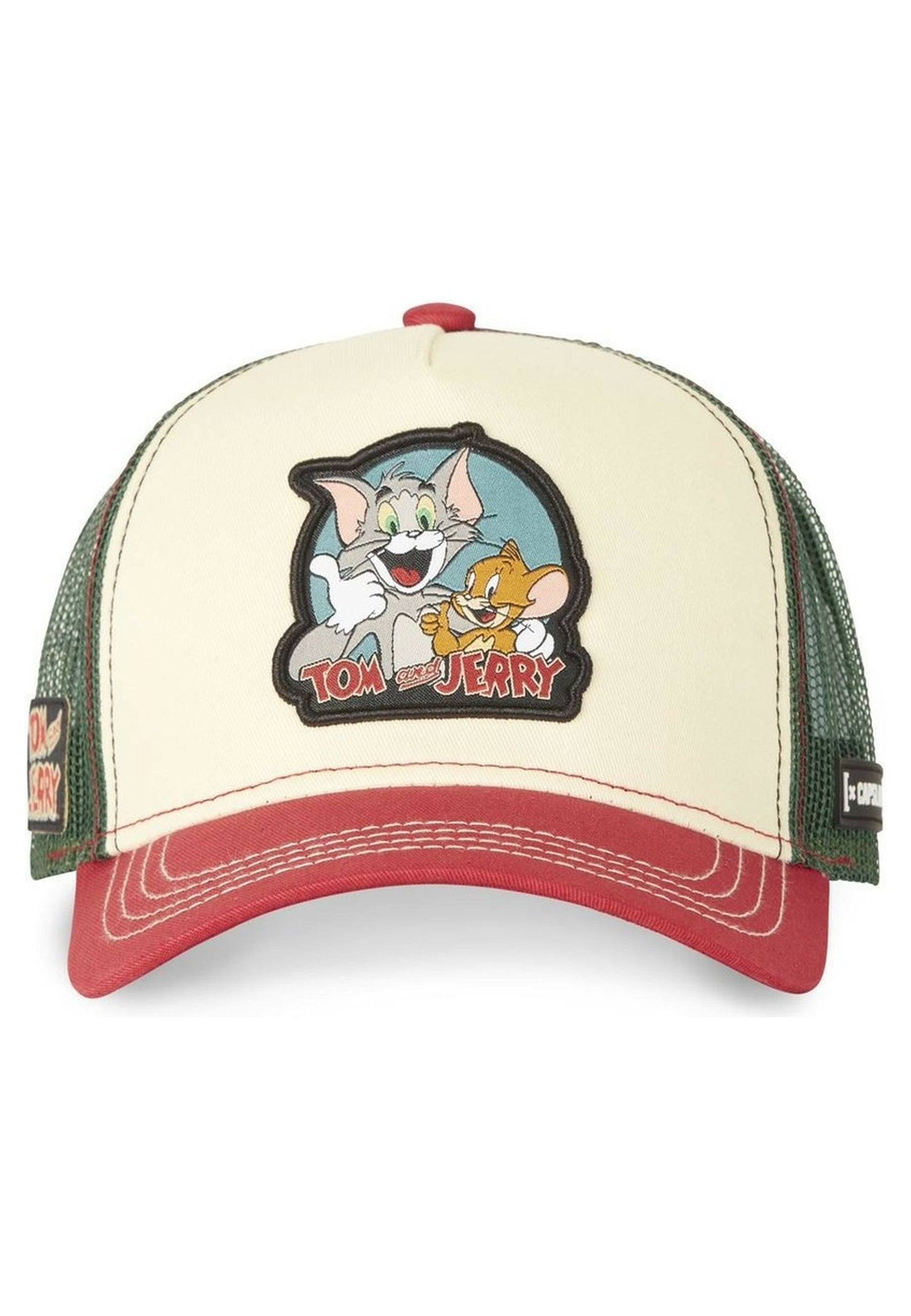 GORRA CAPSLAB BEIGE TOM Y JERRY TJ2 TRUCKER CAP