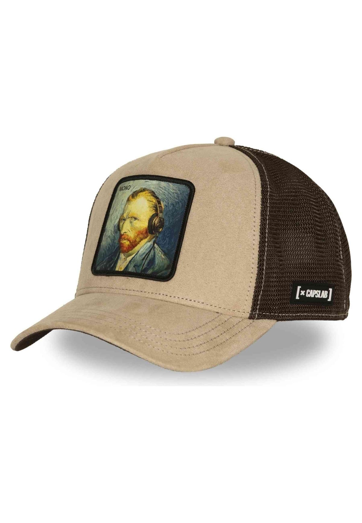 GORRA CAPSLAB BEIGE VAN GOGH MONO TRUCKER CAP
