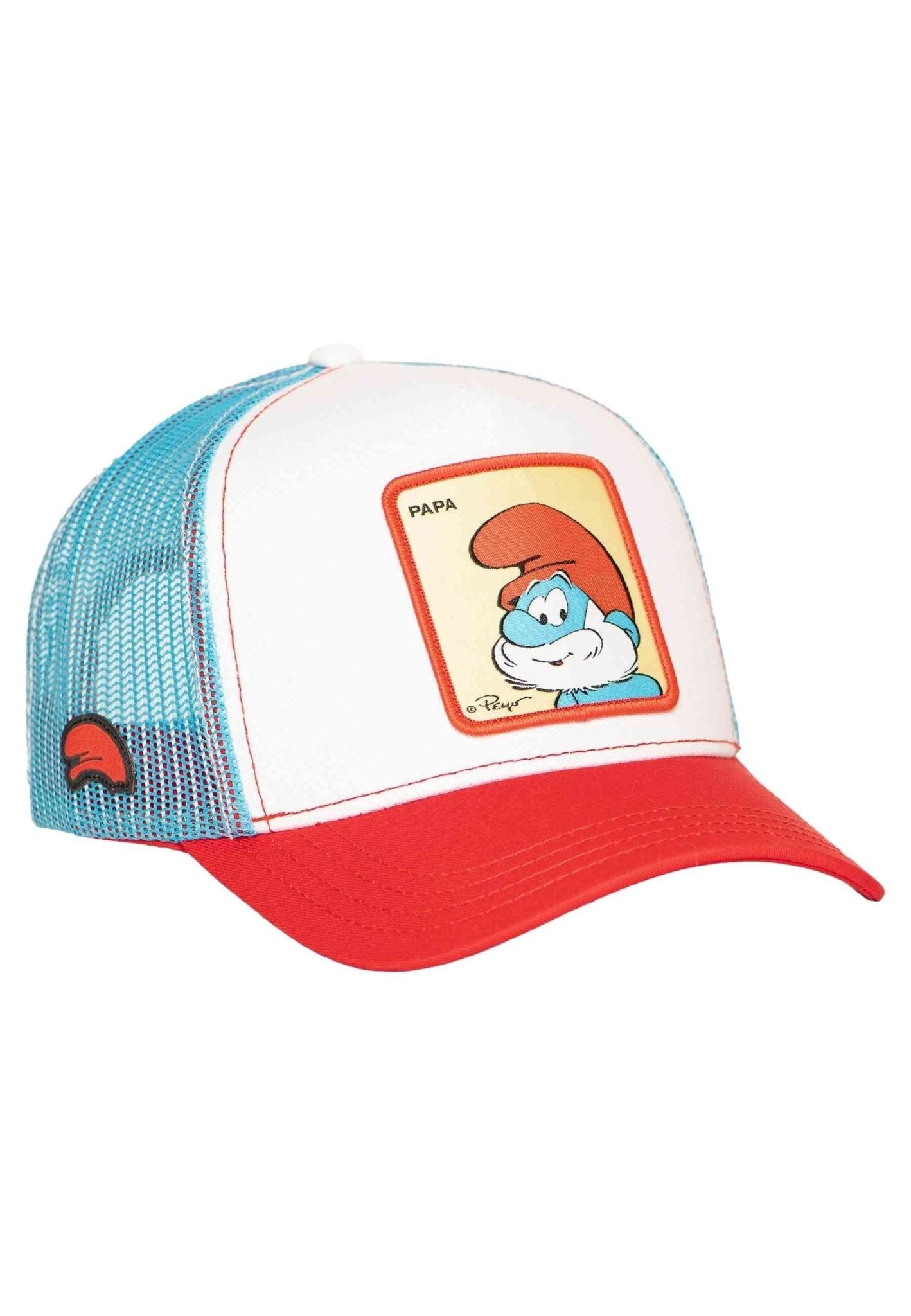 GORRA CAPSLAB BLANCA PAPA PITUFO SMURFS TRUCKER CAP - AREA ZERO