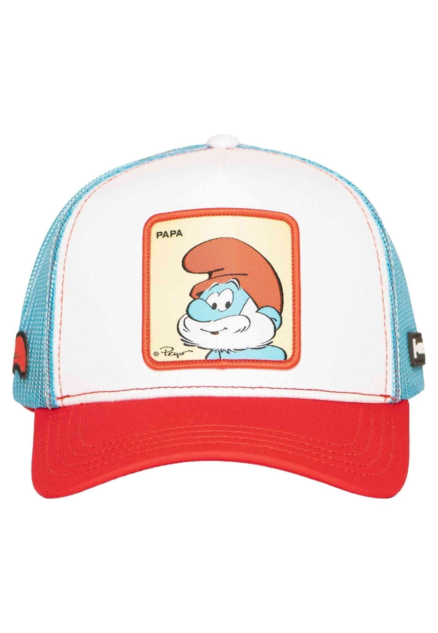 GORRA CAPSLAB BLANCA PAPA PITUFO SMURFS TRUCKER CAP - AREA ZERO