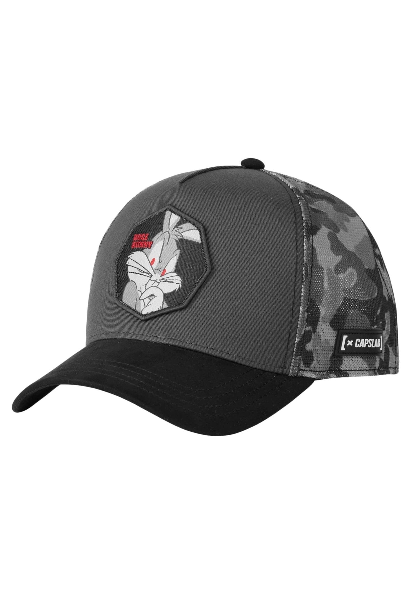 GORRA CAPSLAB GRIS BUGS BUNNY CAMUFLAJE BUG TRUCKER CAP - AREA ZERO