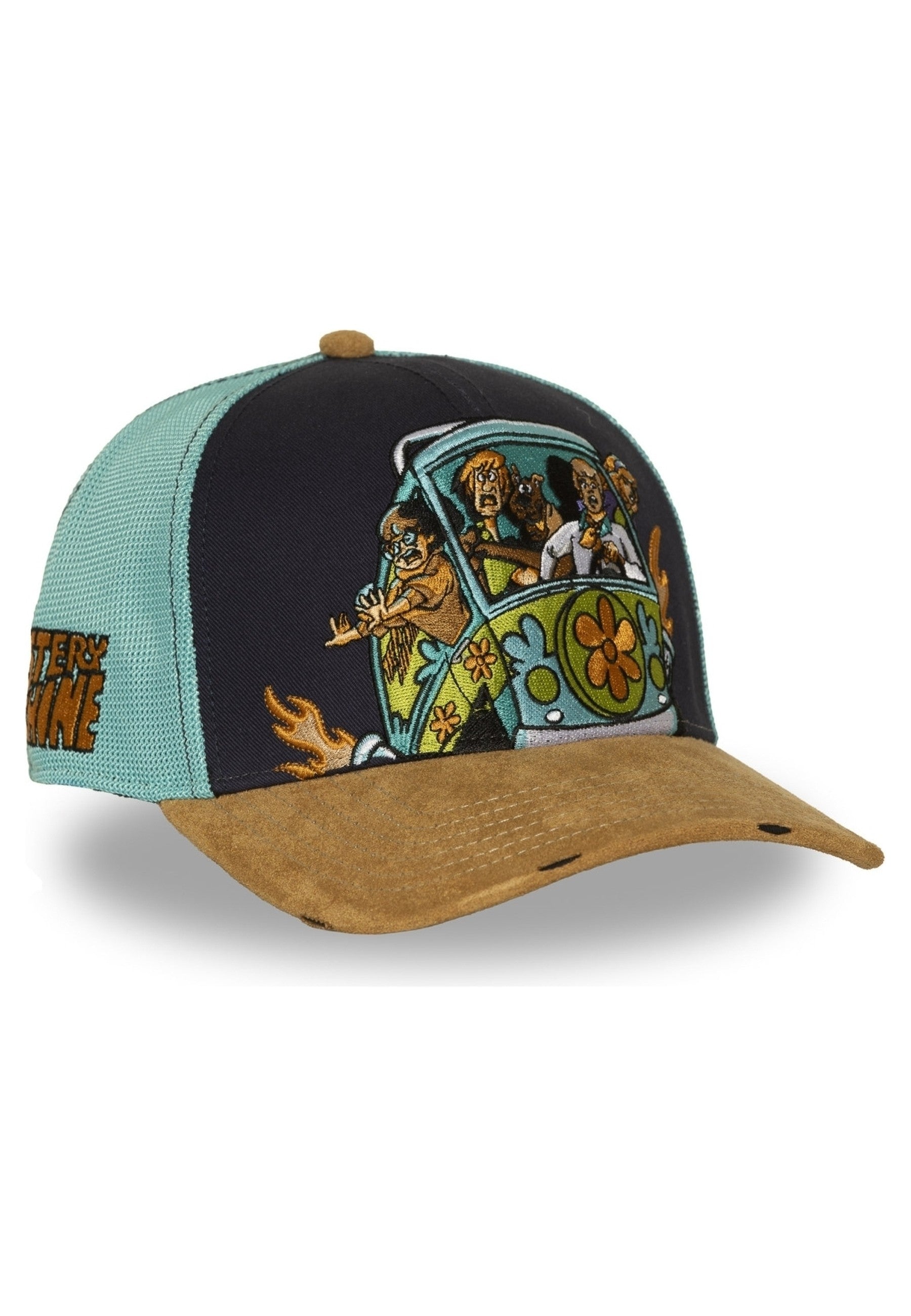 GORRA CAPSLAB MARINO MYSTERY VAN EMBROIDERED LOGO TRUCKER CAP