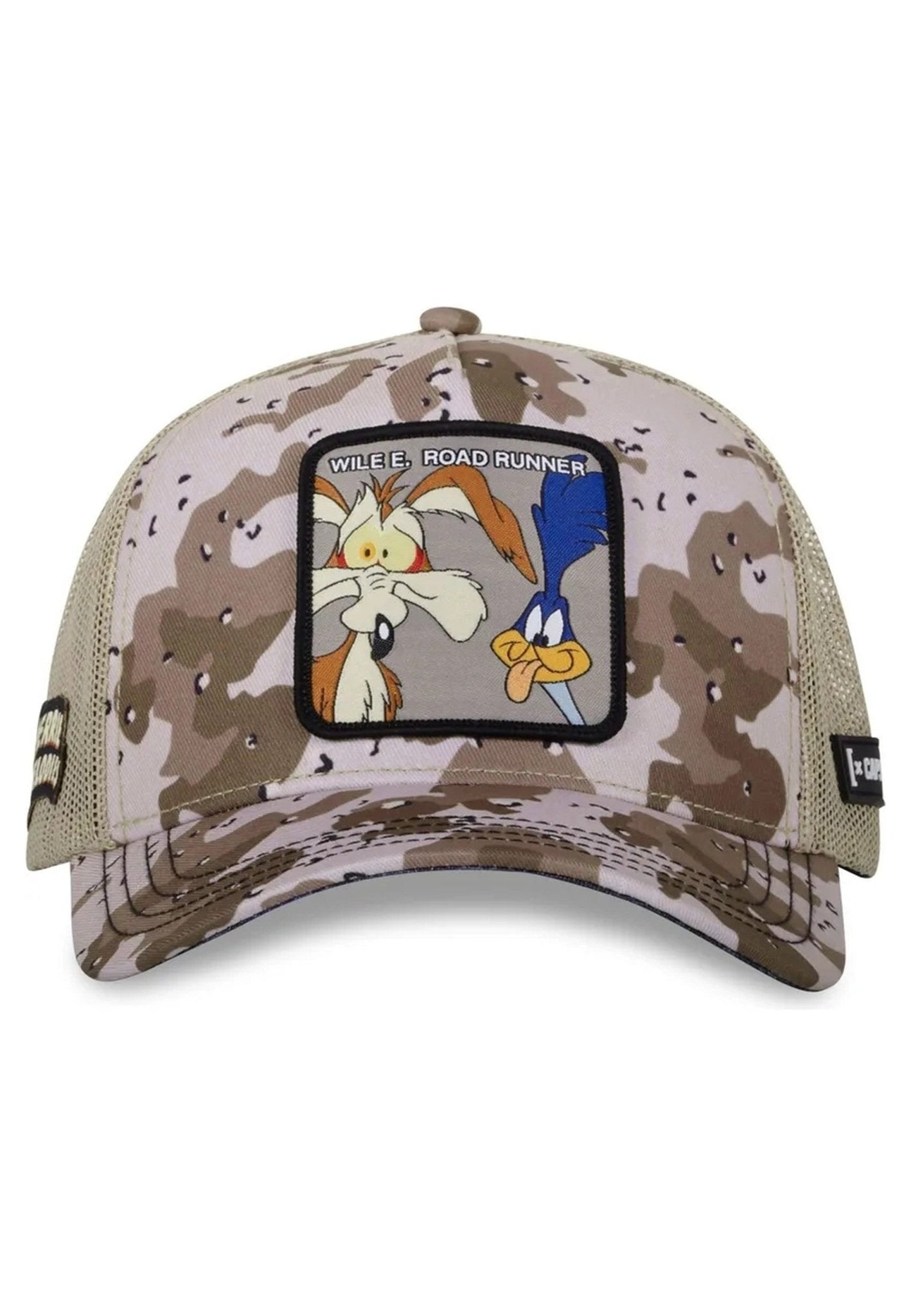 GORRA CAPSLAB MARRON CAMUFLAJE WILE & COYOTE TRUCKER CAP - AREA ZERO