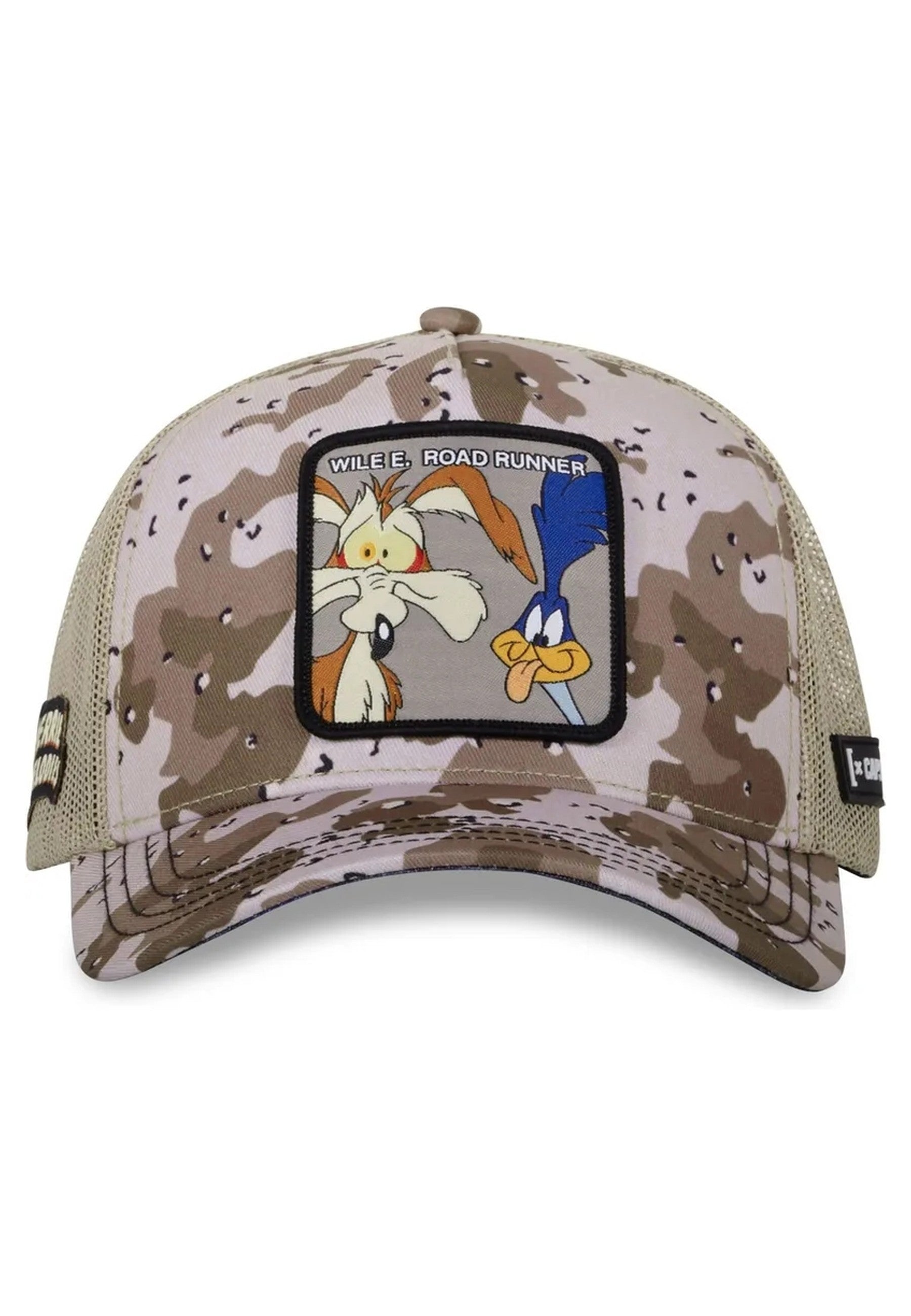 GORRA CAPSLAB MARRON CAMUFLAJE WILE & COYOTE TRUCKER CAP