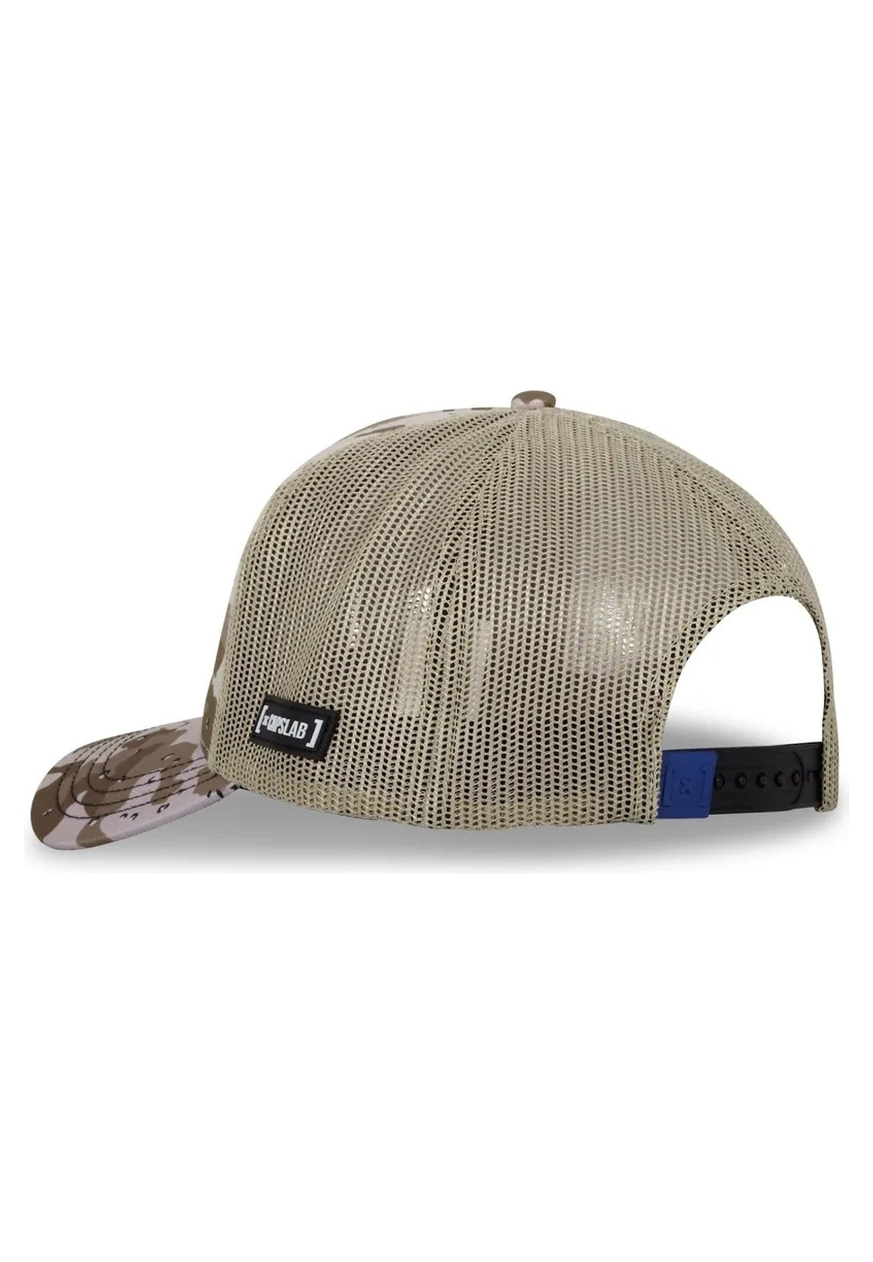 GORRA CAPSLAB MARRON CAMUFLAJE WILE & COYOTE TRUCKER CAP