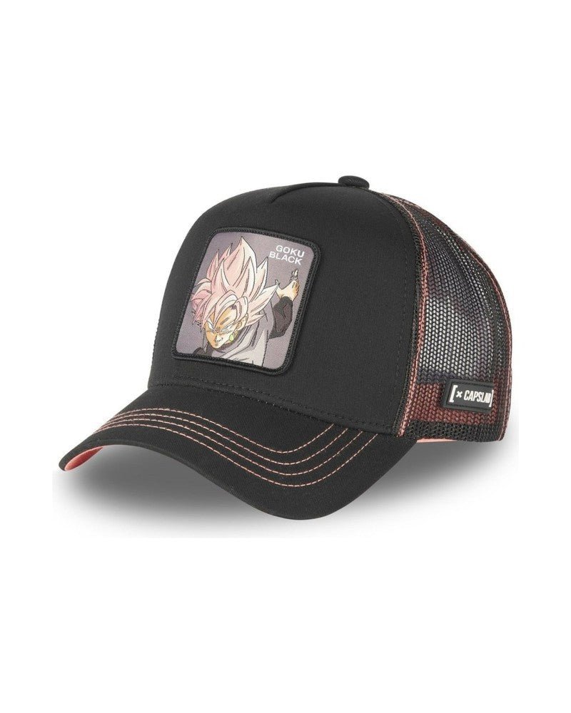 GORRA CAPSLAB NEGRA BLACK GOKU BLA1 TRUCKER CAP - AREA ZERO