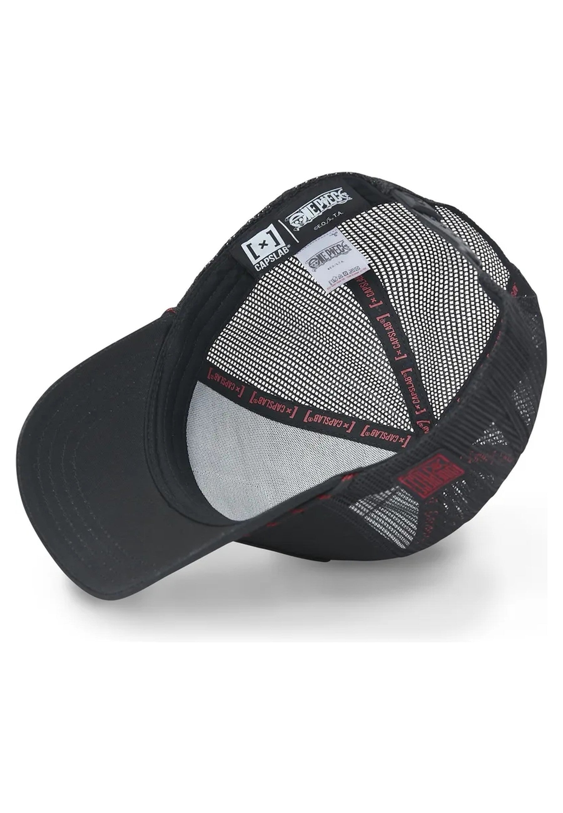 GORRA CAPSLAB NEGRA CALAVERA SKU TRUCKER CAP
