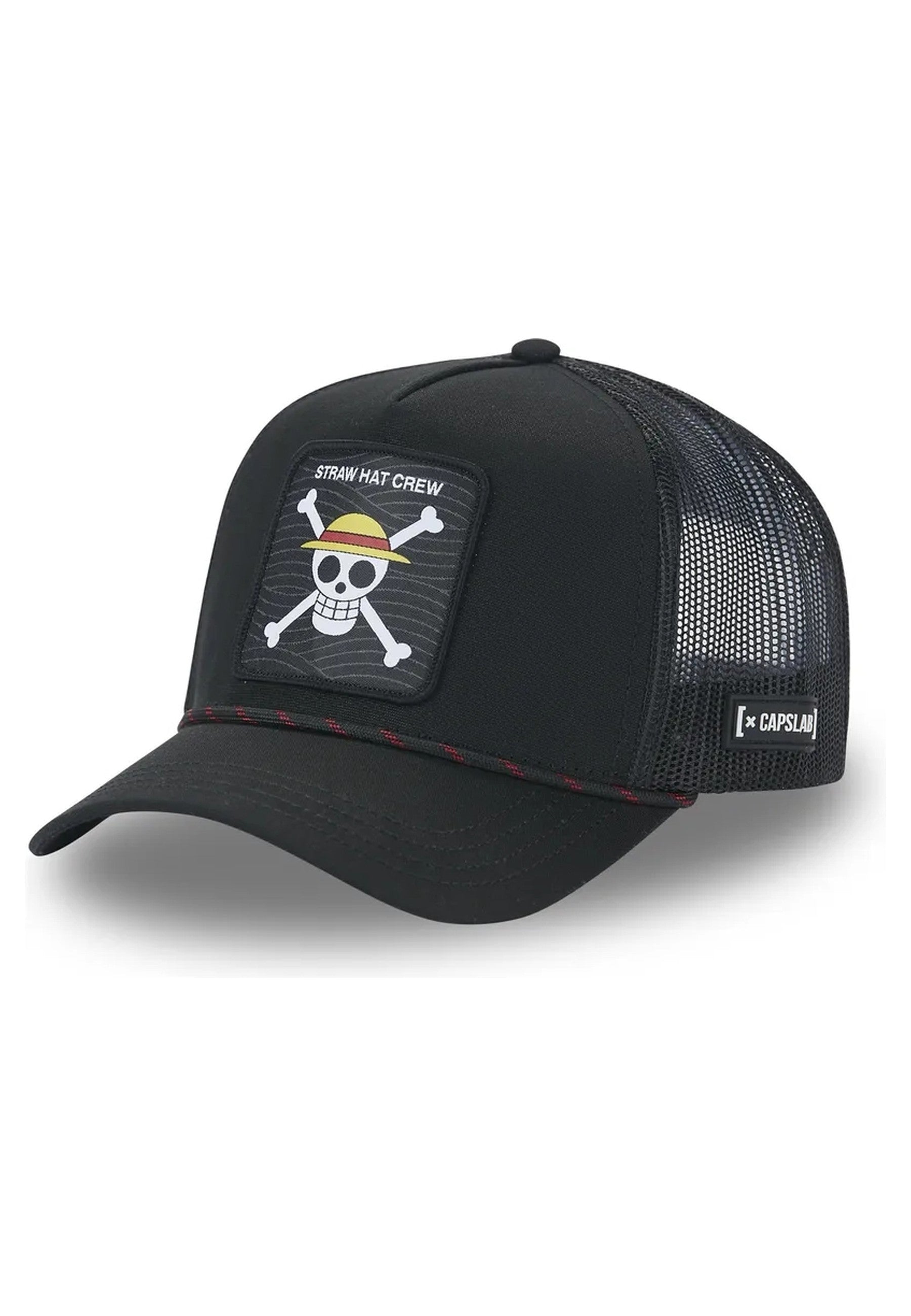 GORRA CAPSLAB NEGRA CALAVERA SKU TRUCKER CAP