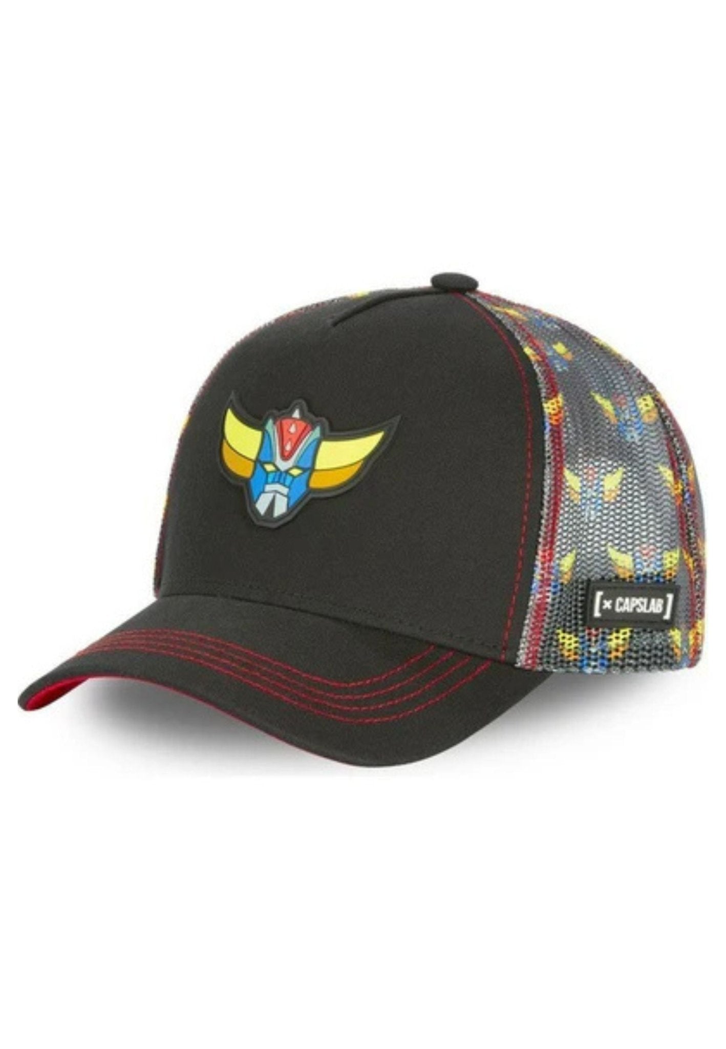 GORRA CAPSLAB NEGRA GOLDORAK TRUCKER - AREA ZERO