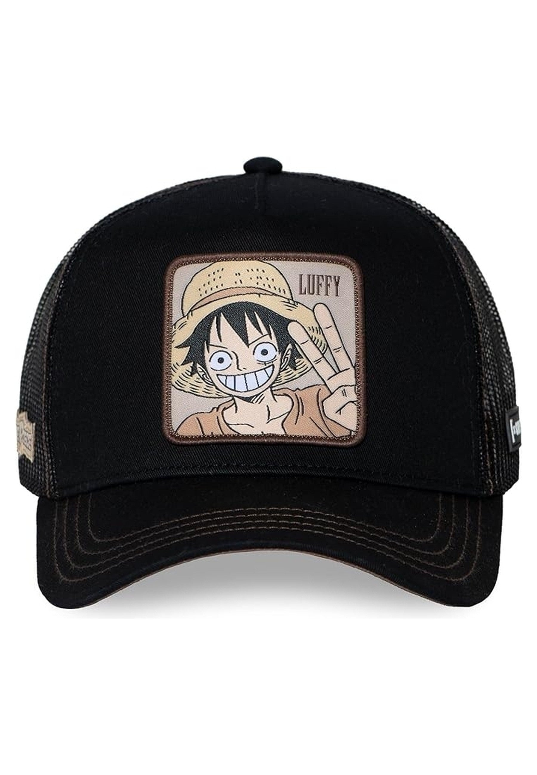 GORRA CAPSLAB NEGRA LUFFY WAN3B TRUCKER CAP