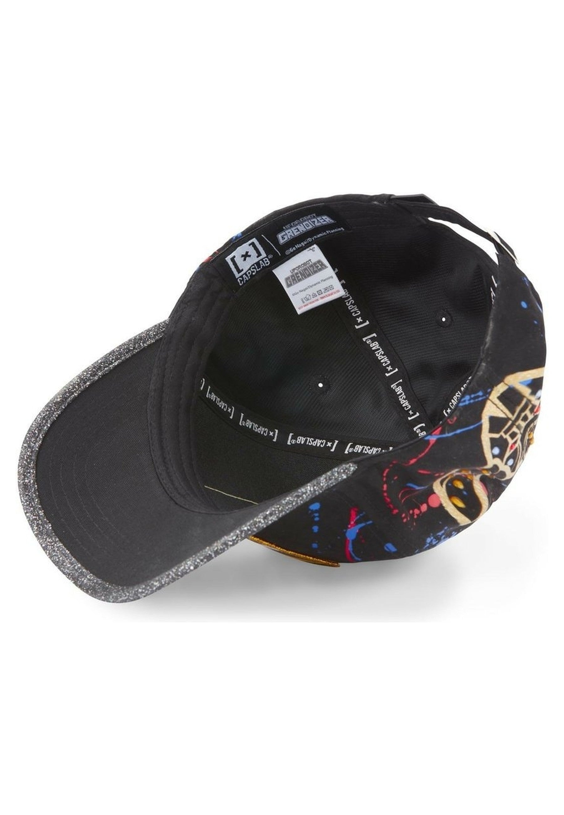 GORRA CAPSLAB NEGRA MAZINGER Z GOL1 PAINTED