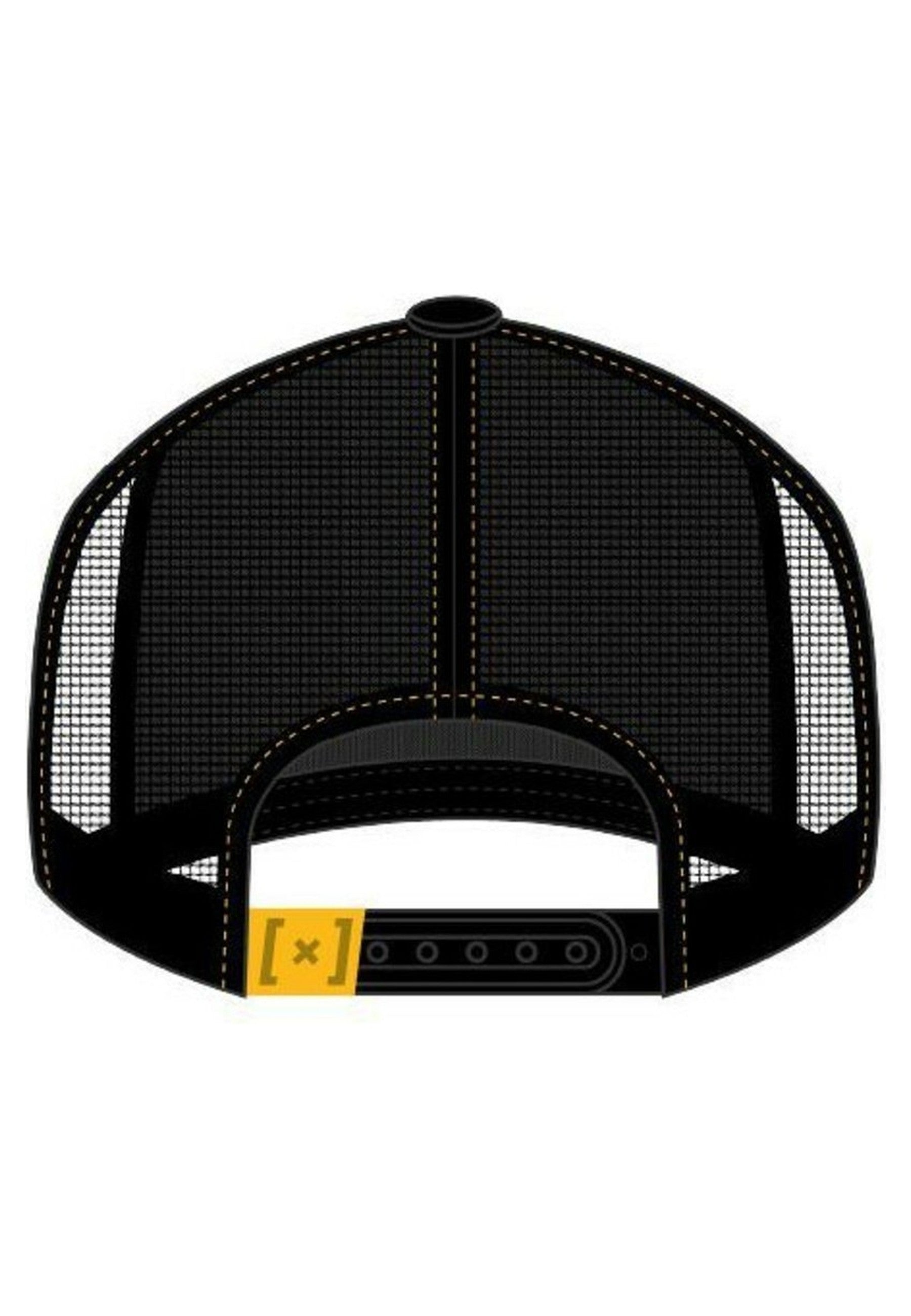 GORRA CAPSLAB NEGRA ONE PIECE SKULL TRUCKER CAP
