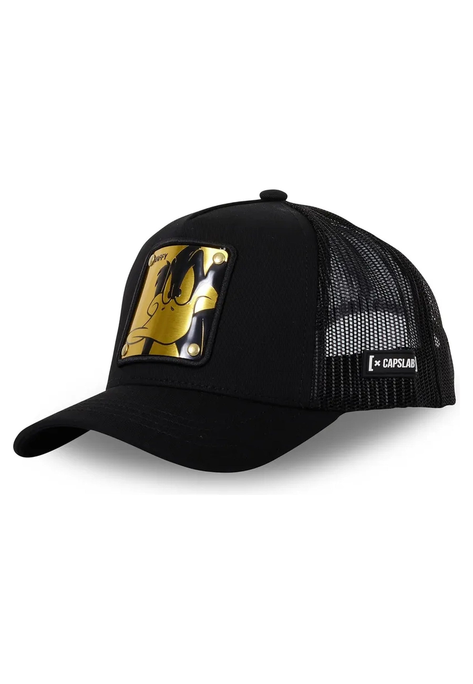 GORRA CAPSLAB NEGRA PATO LUCAS DAF7 GOLD PATCH