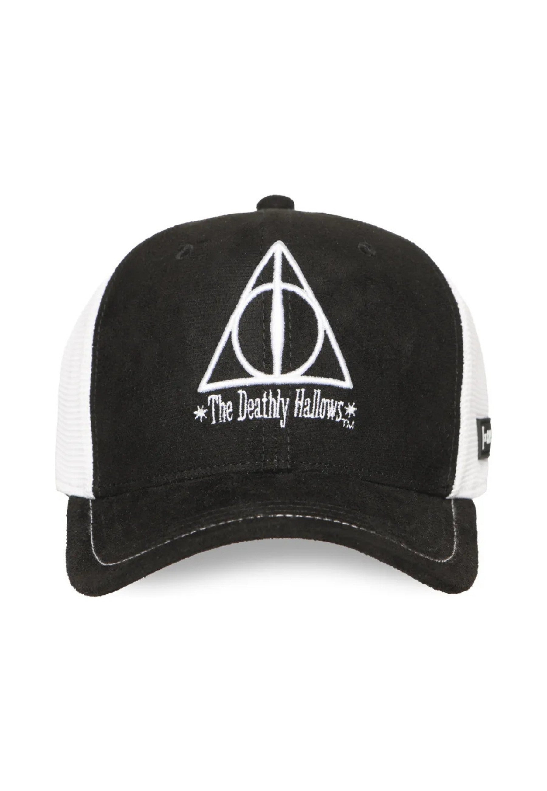GORRA CAPSLAB NEGRA RELIQUIAS DE LA MUERTE HP3 DEA TRUCKER CAP