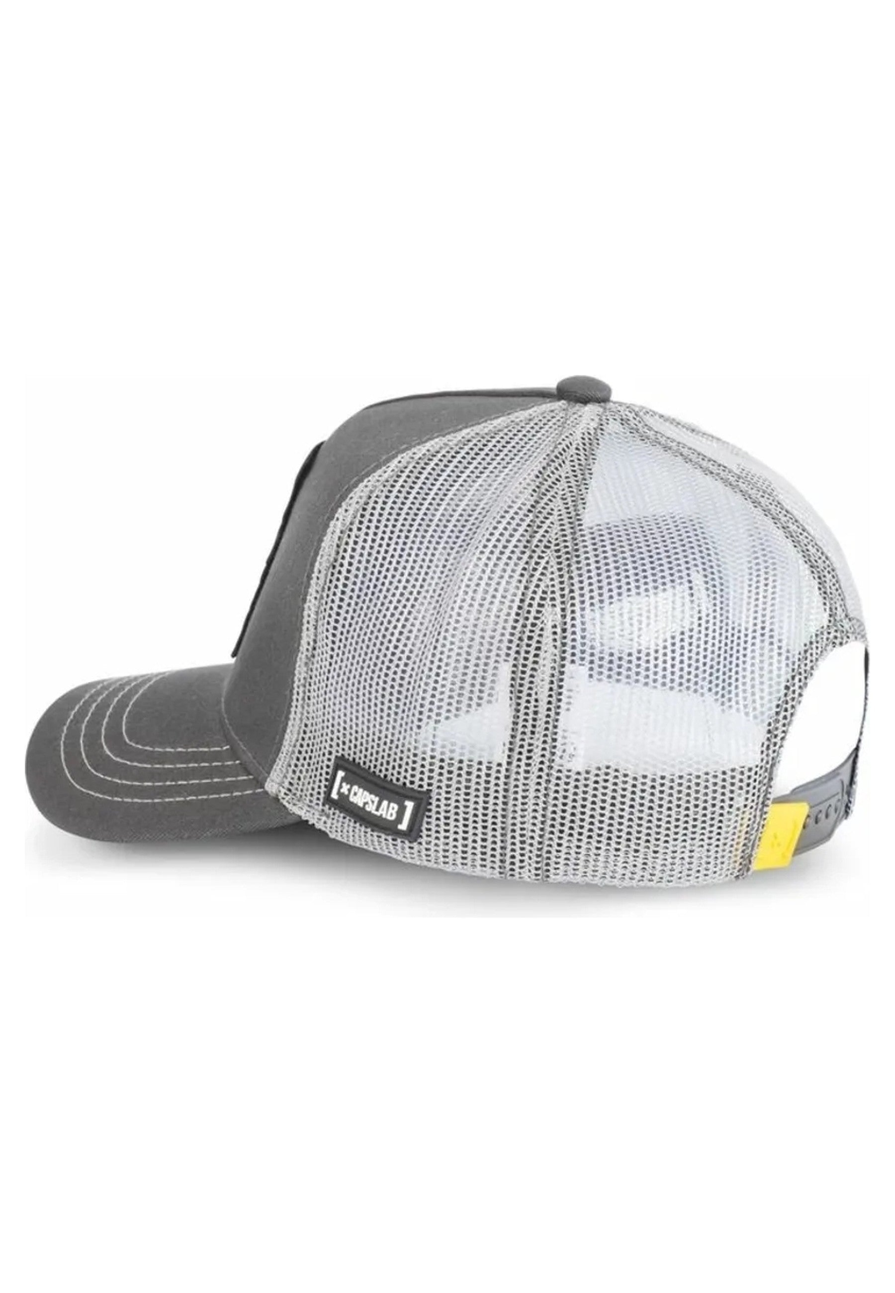 GORRA CAPSLAB NEGRA STRAW HAT CREW TRUCKER CAP