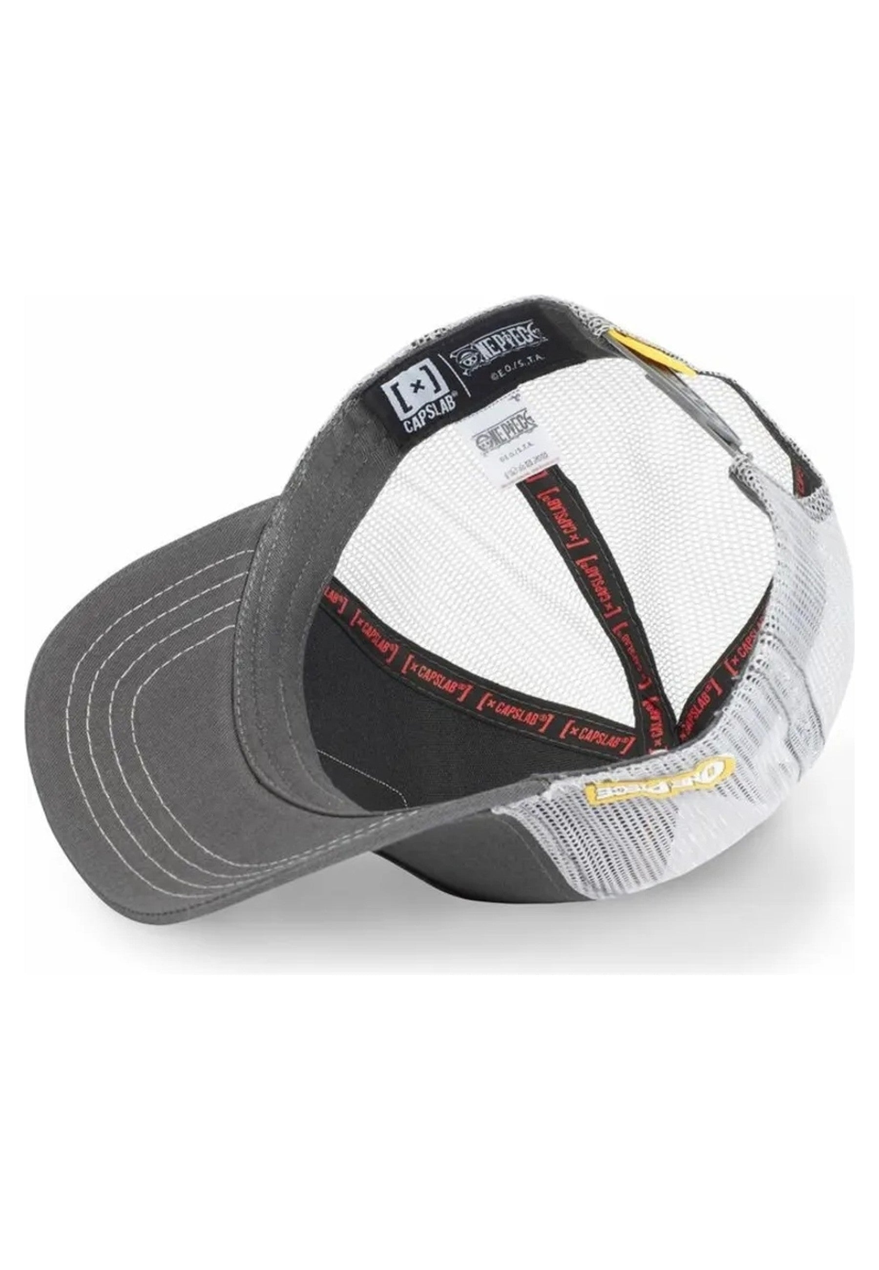 GORRA CAPSLAB NEGRA STRAW HAT CREW TRUCKER CAP