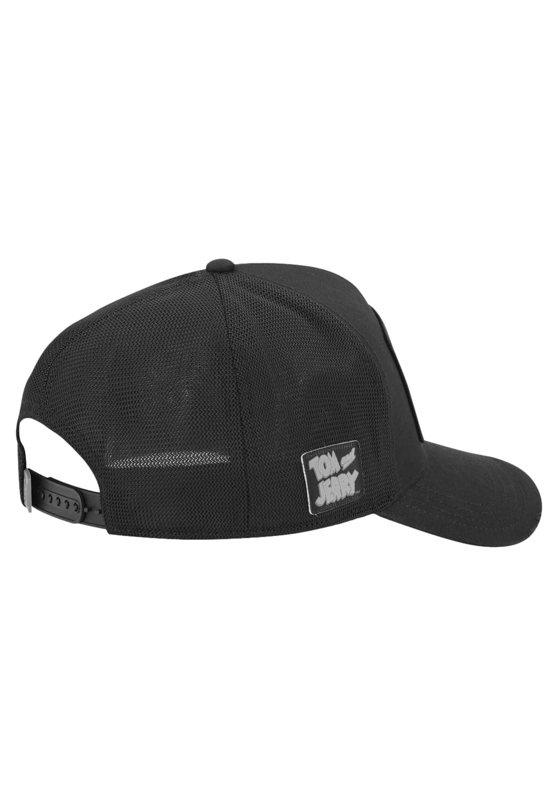 GORRA CAPSLAB NEGRA TOM & JERRY TOM3 TRUCKER CAP