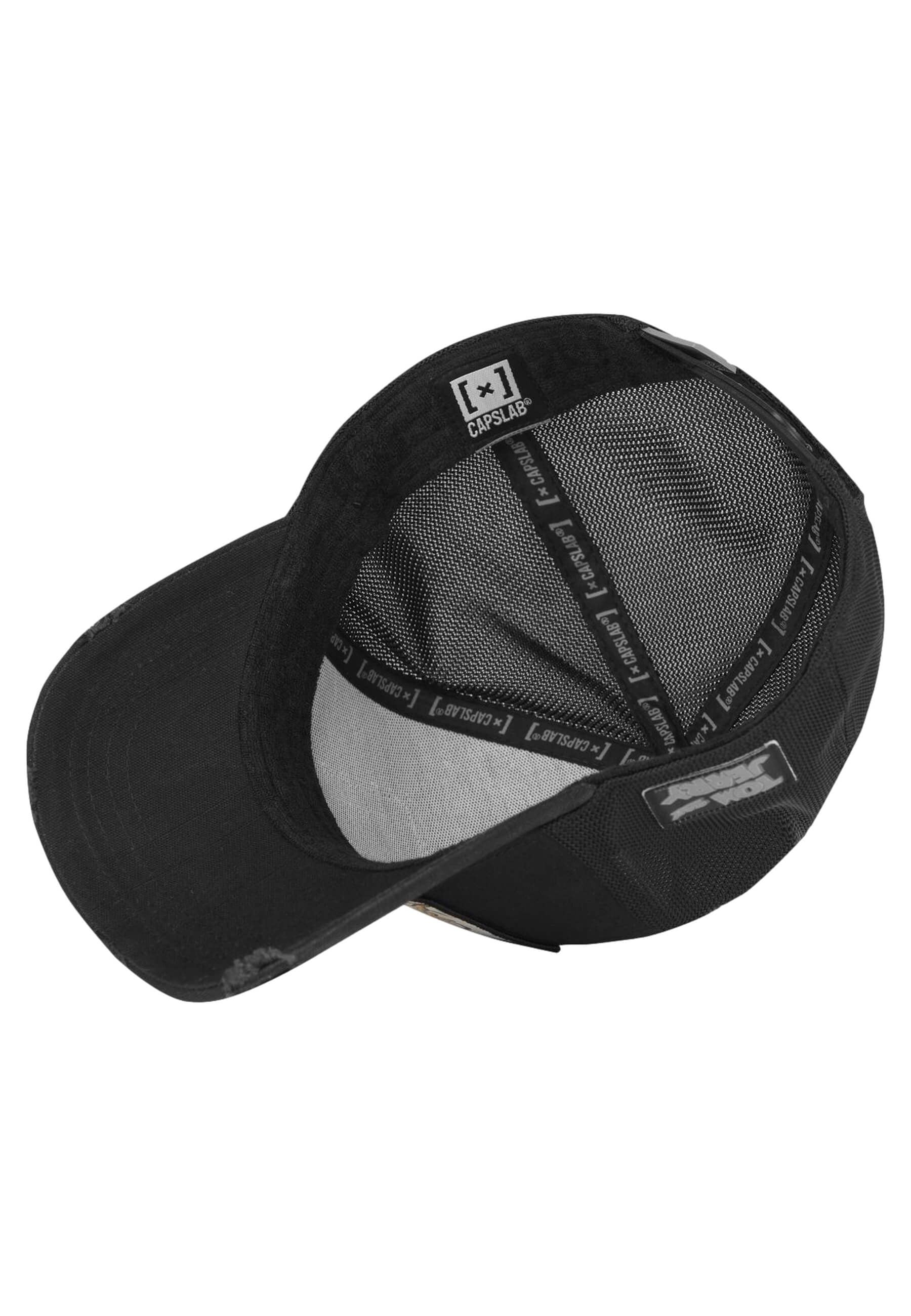 GORRA CAPSLAB NEGRA TOM & JERRY TOM3 TRUCKER CAP