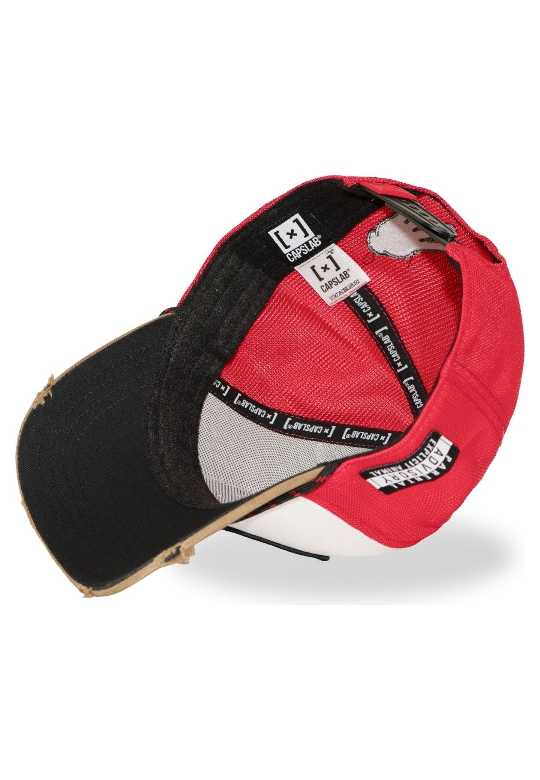 GORRA CAPSLAB ROJA BIG BOY BIGGIE TRUCKER CAP