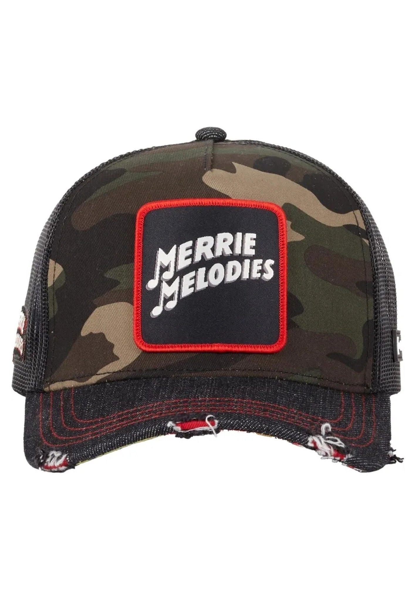 GORRA CAPSLAB VERDE CAMUFLAJE MERRY MELODIES FOL TRUCKER CAP - AREA ZERO