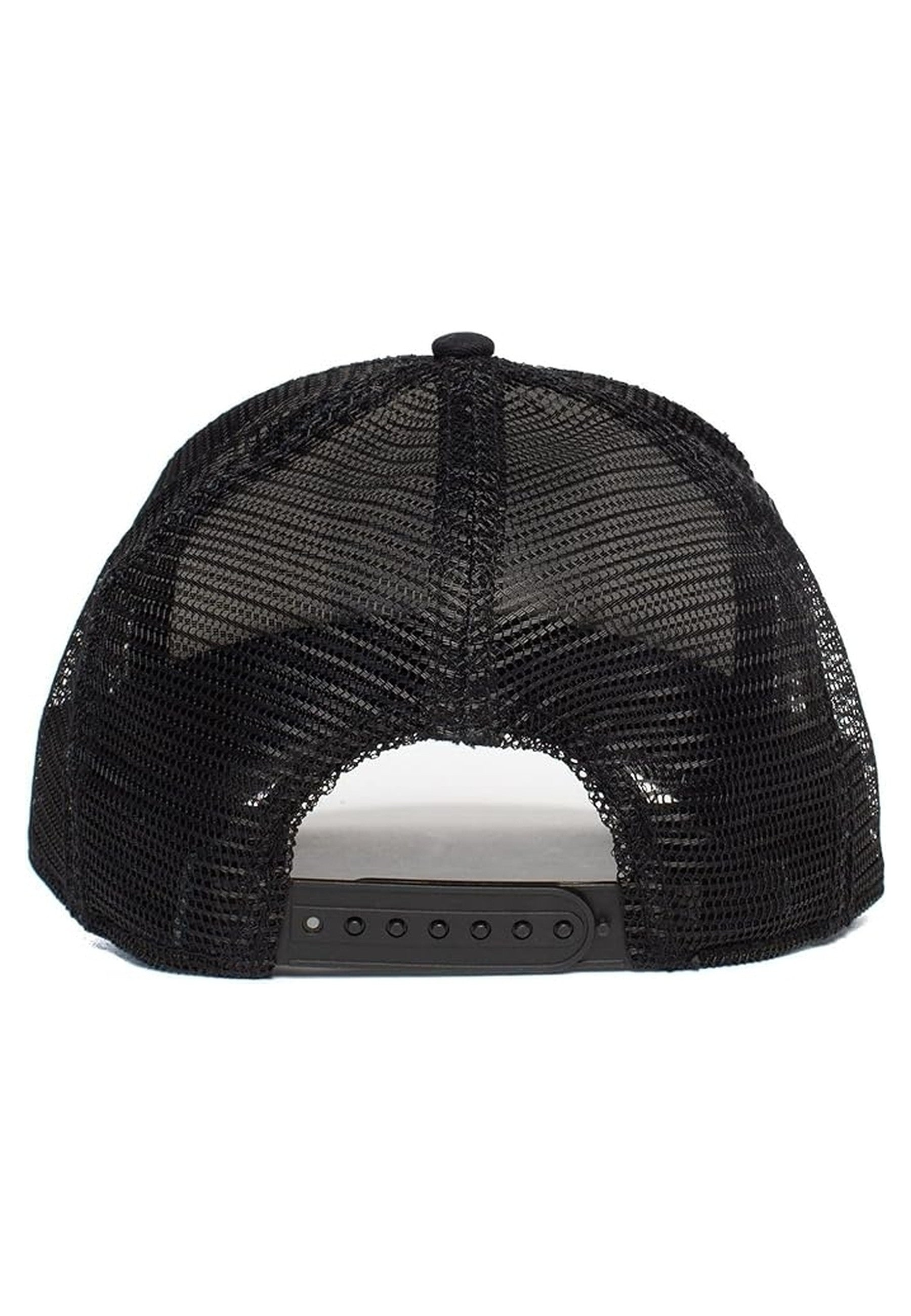 GORRA COLLAB MARRON TAZ BORDADO FRENTE TRUCKER VISERA CURVA