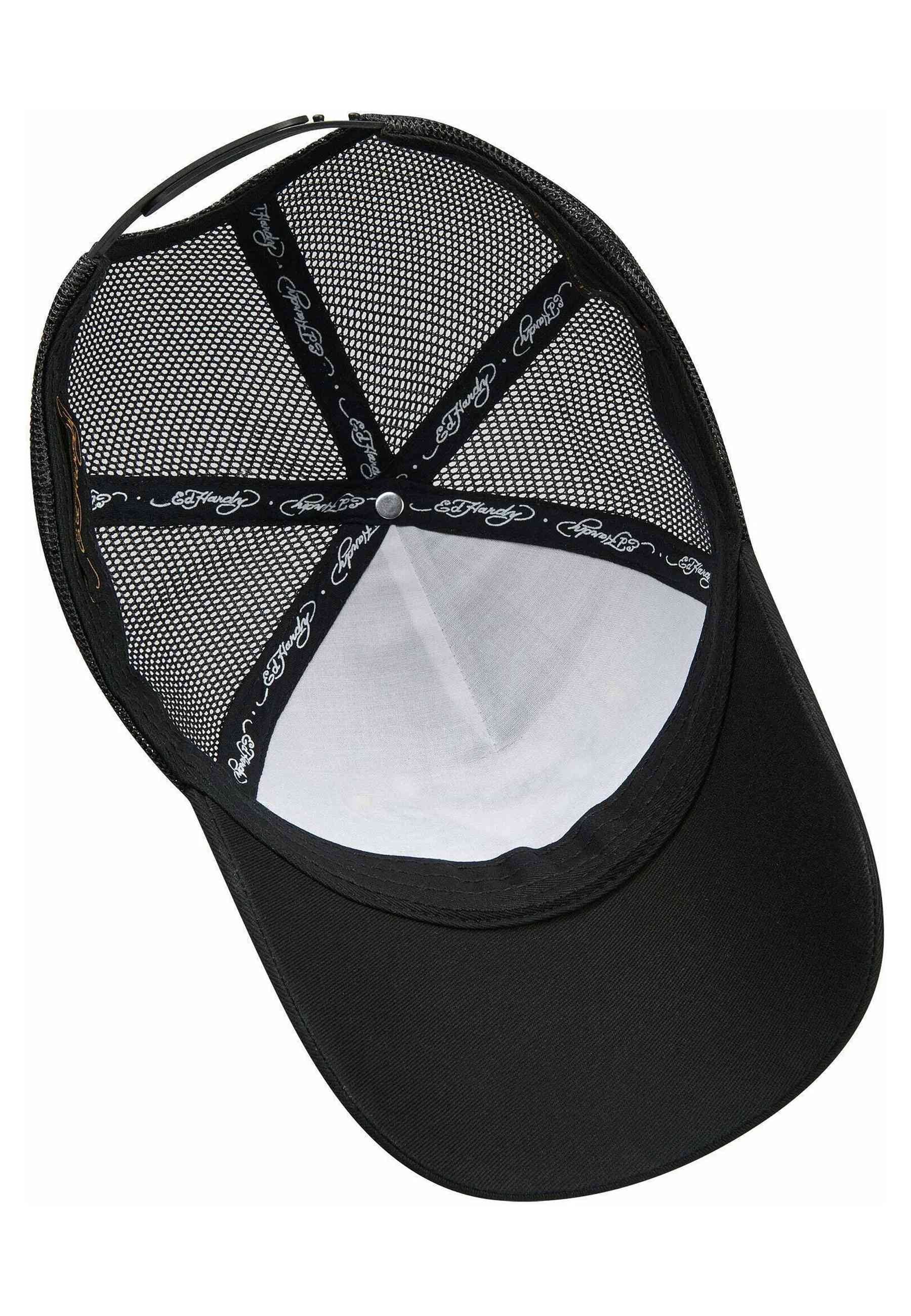 GORRA ED HARDY NEGRA DAGGER SCORPION TRUCKER CAP