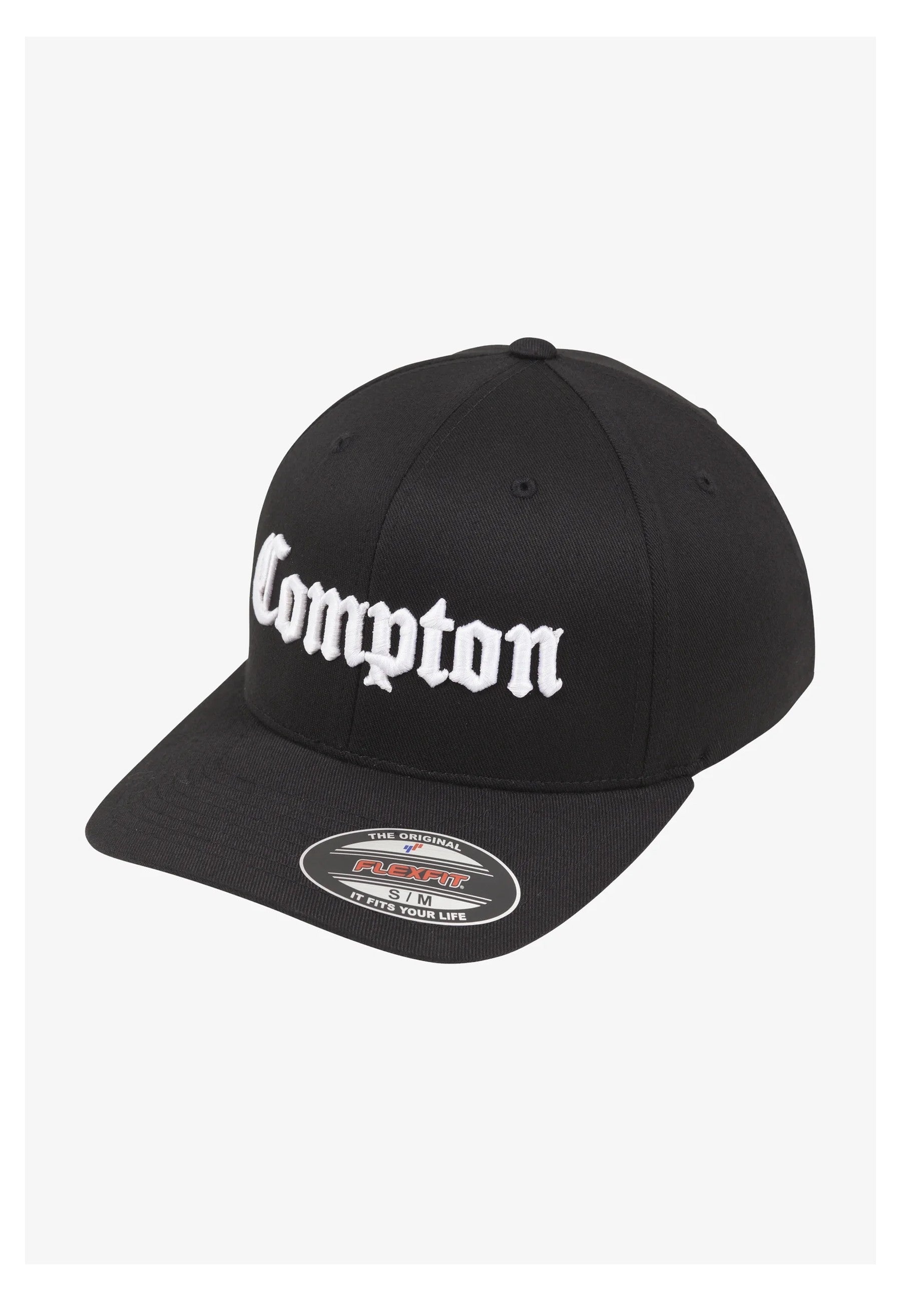 GORRA FLEXFIT NEGRA COMPTON CAP