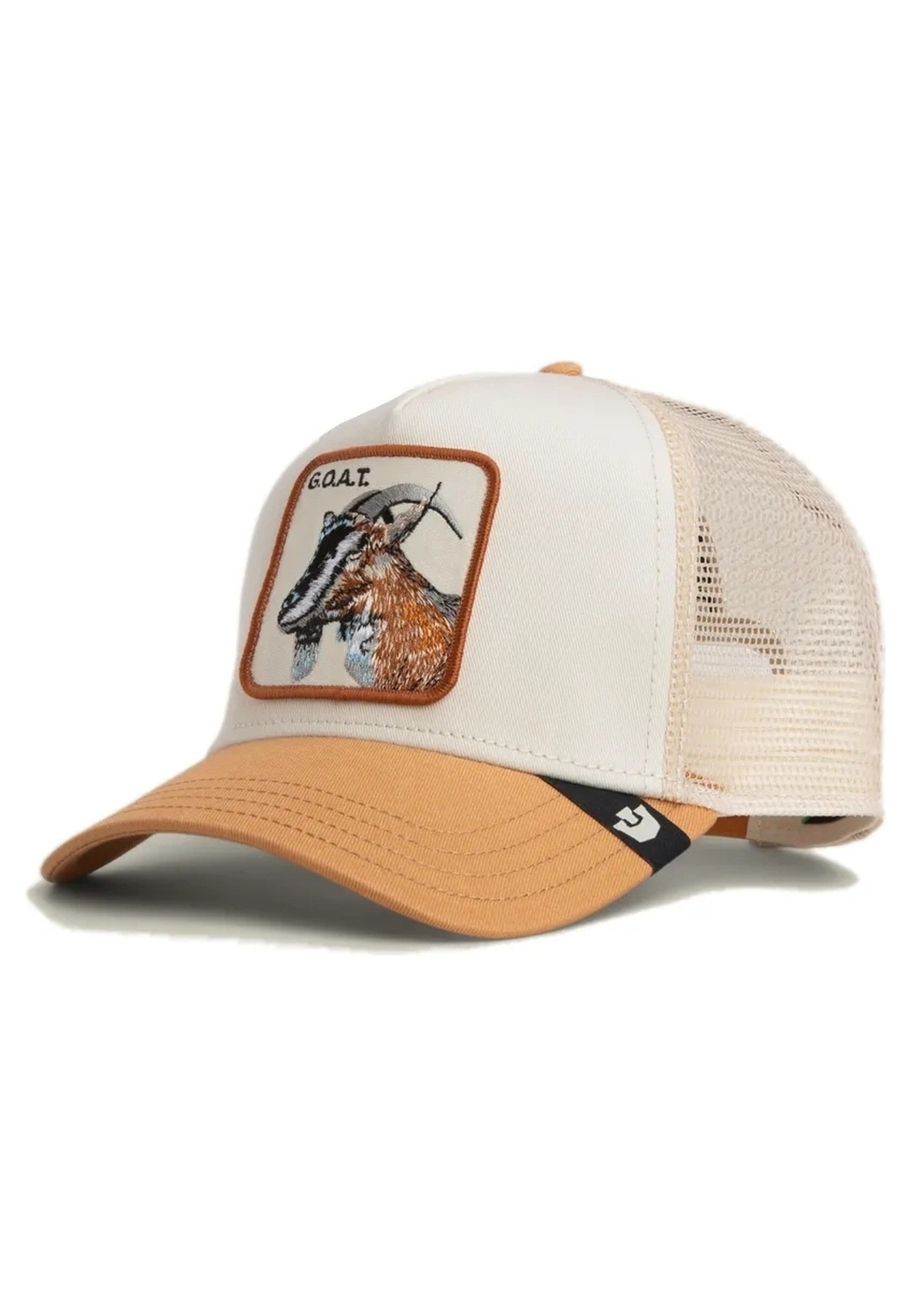 GORRA GOORIN BEIGE CABRA THE GOAT TRUCKER CAP