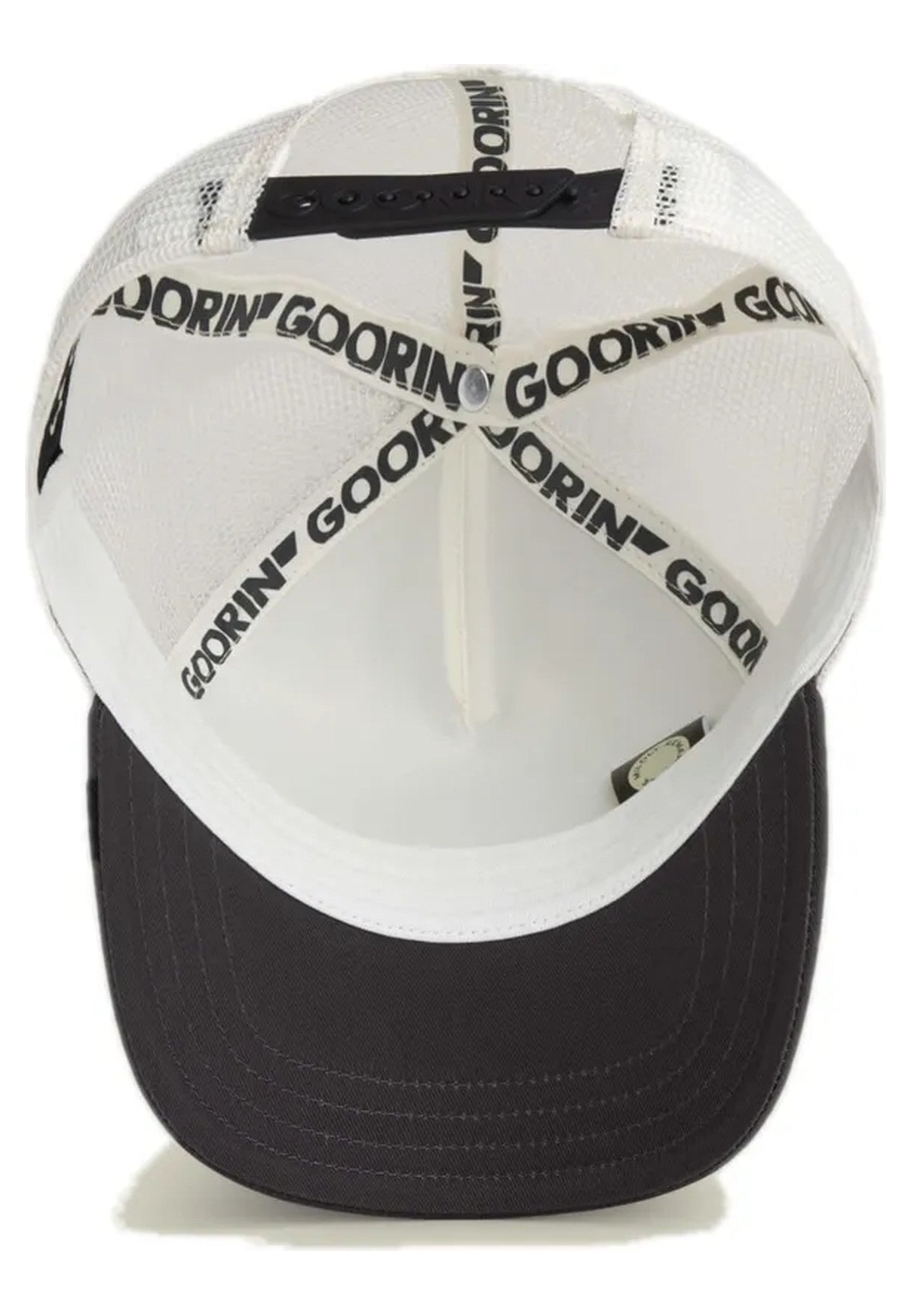 GORRA GOORIN BEIGE CALAVERA CANCELLED SKULL TRUCKER CAP