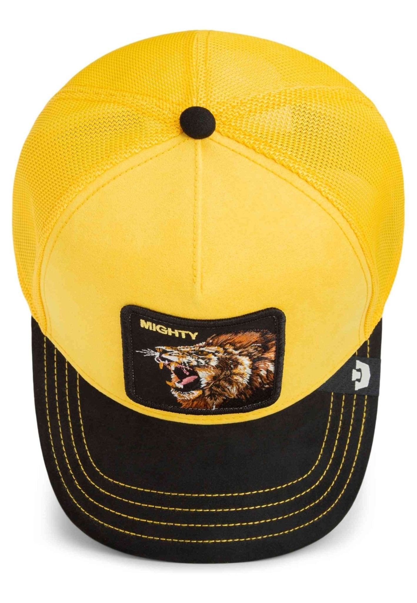 GORRA GOORIN BROS AMARILLA LEON SUEDE LION TRUCKER CAP - AREA ZERO