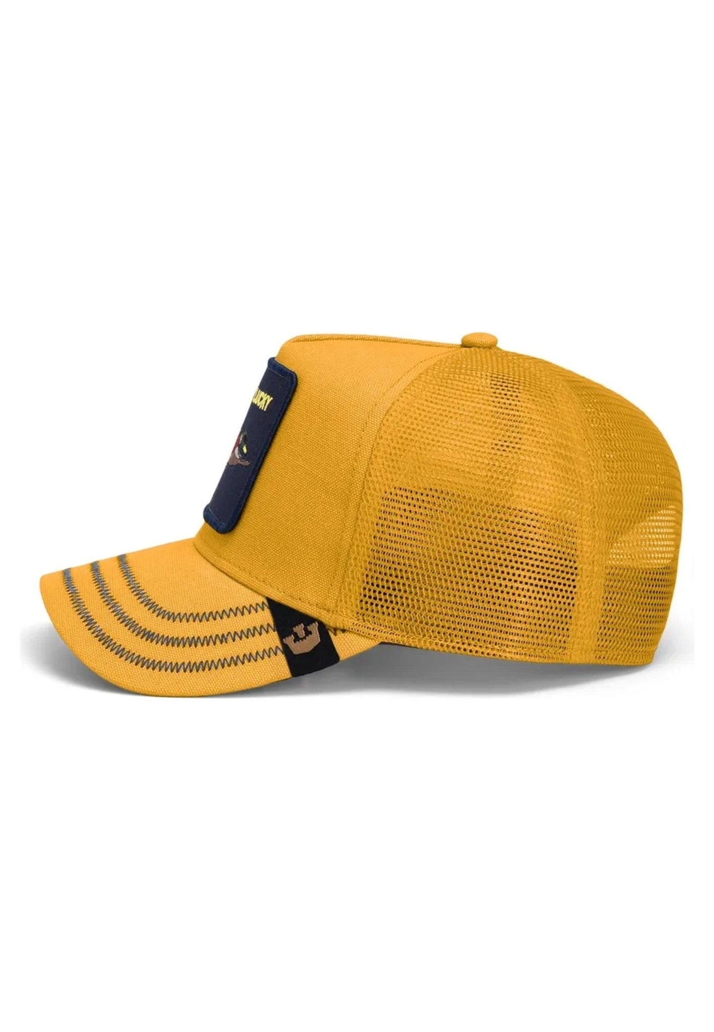 GORRA GOORIN BROS AMARILLA PATO GOTTA BE QUICKER TRUCKER CAP - AREA ZERO