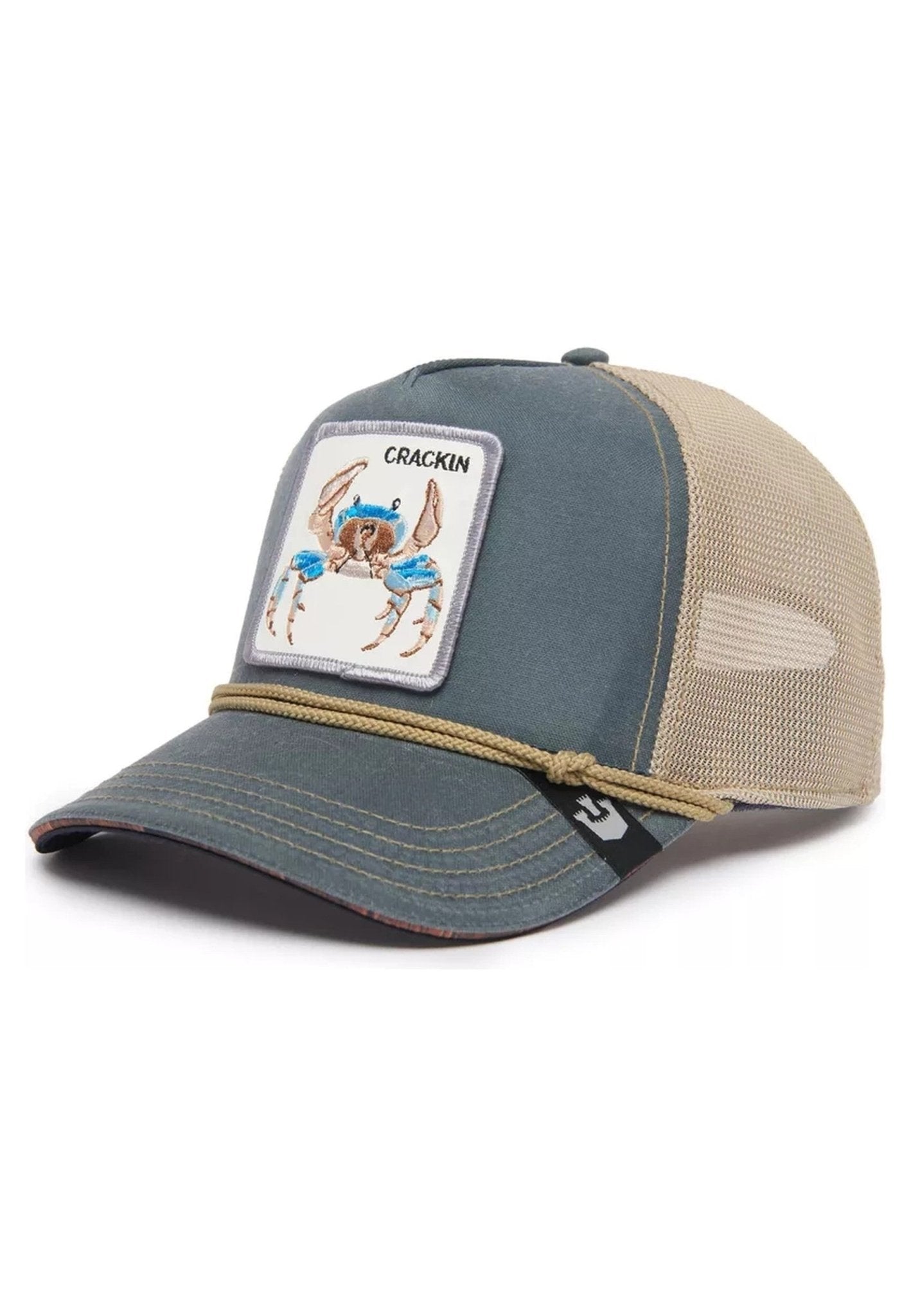 GORRA GOORIN BROS AZUL CANGREJO WUZ CRACKIN TRUCKER CAP - AREA ZERO