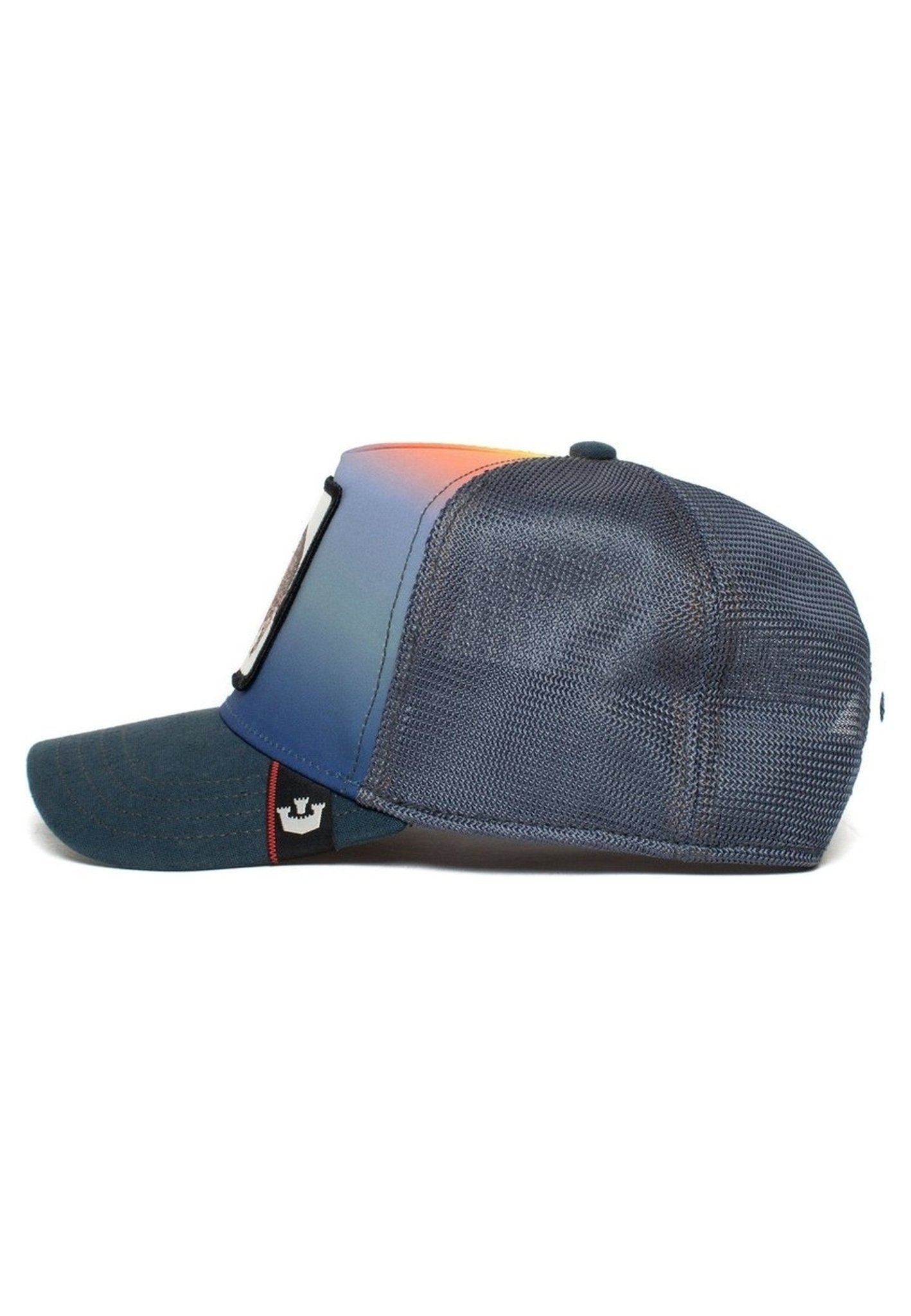 GORRA GOORIN BROS AZUL REFLECTANTE ARMADILLO BALLADILLO TRUCKER CAP - AREA ZERO