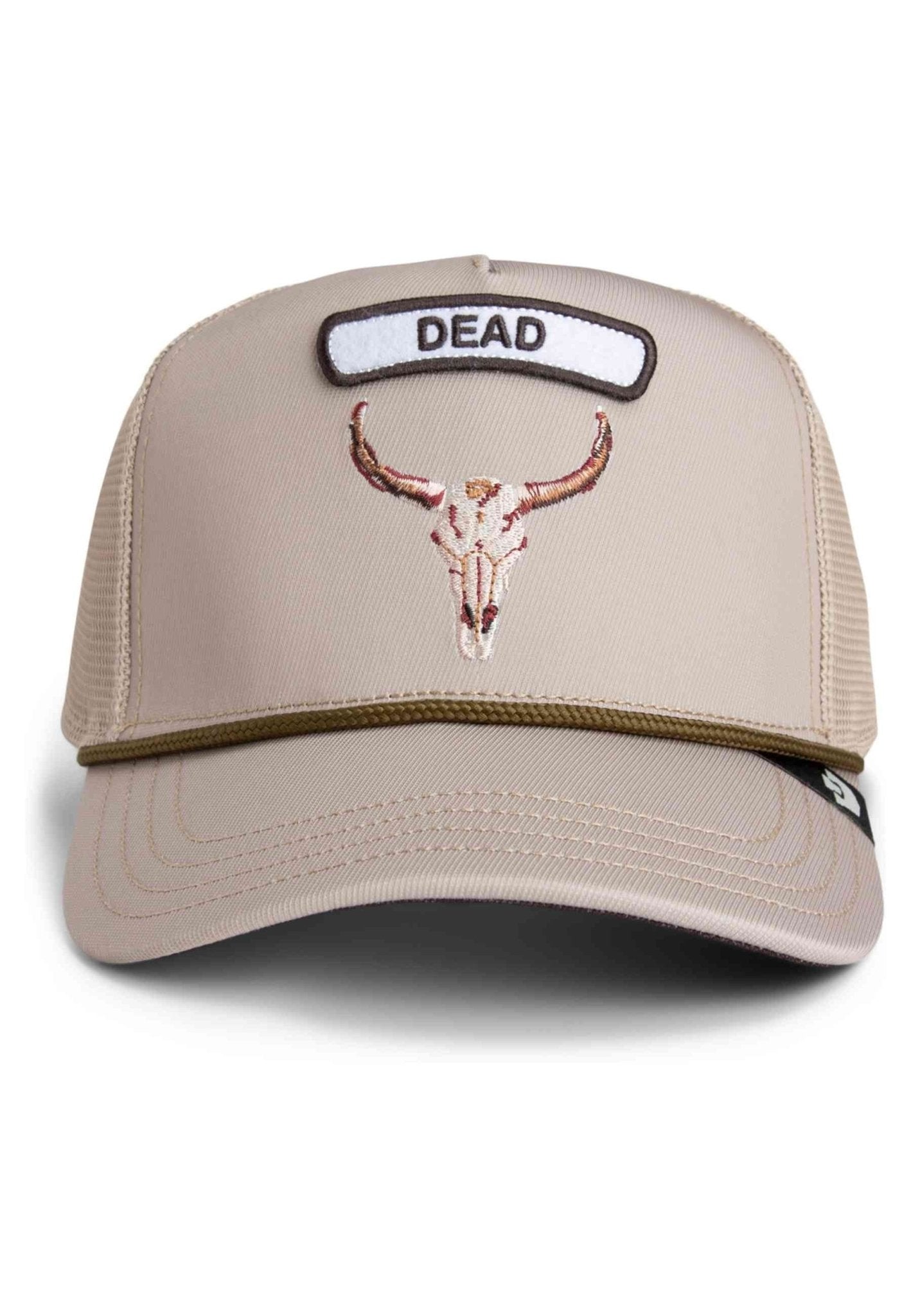 GORRA GOORIN BROS BEIGE CALAVERA GB2 SKULL TRUCKER CAP - AREA ZERO